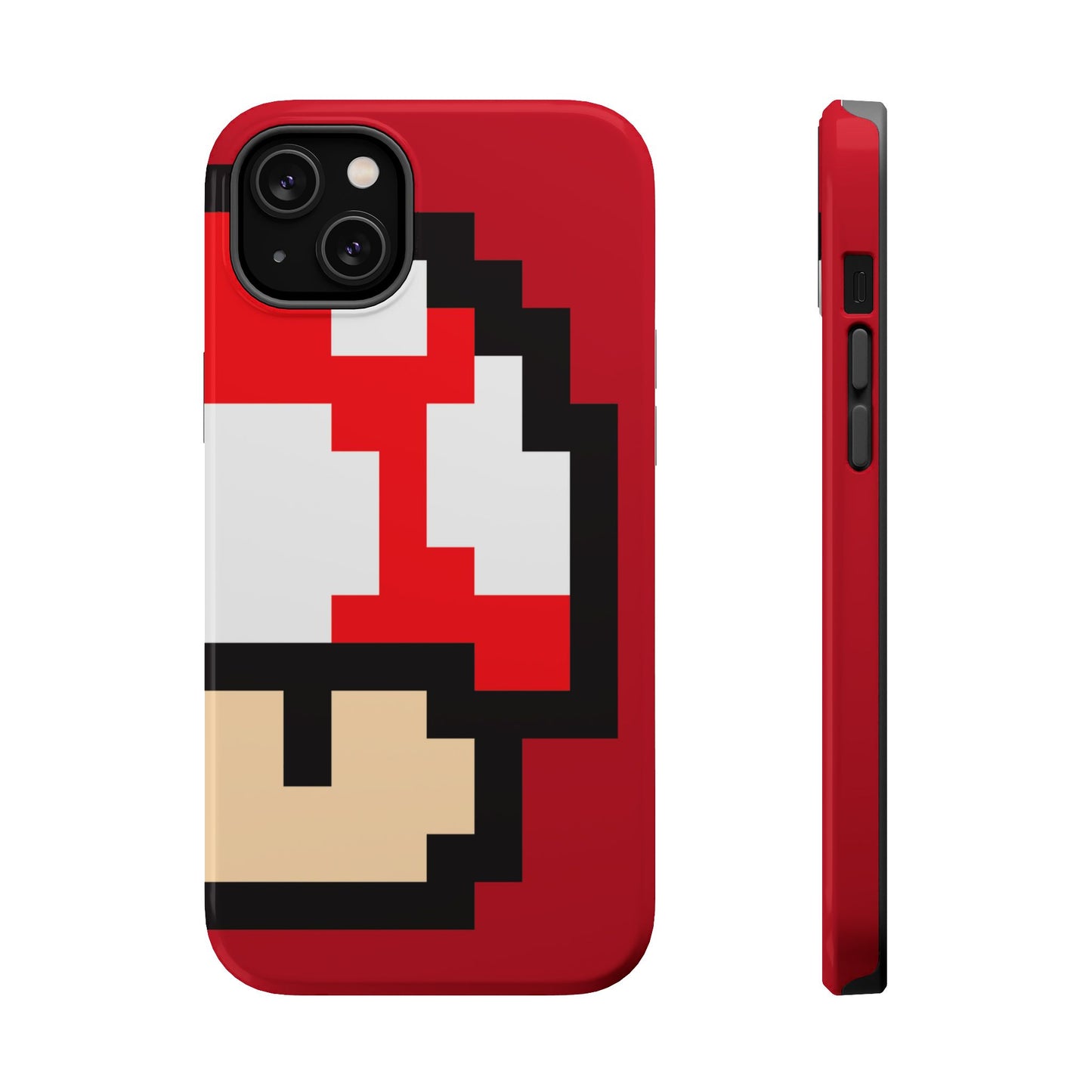 MagSafe Tough Mario Red Case | iPhone 15, 14, 13 | Perfect Unique Valentine's Day Gift for Gamer