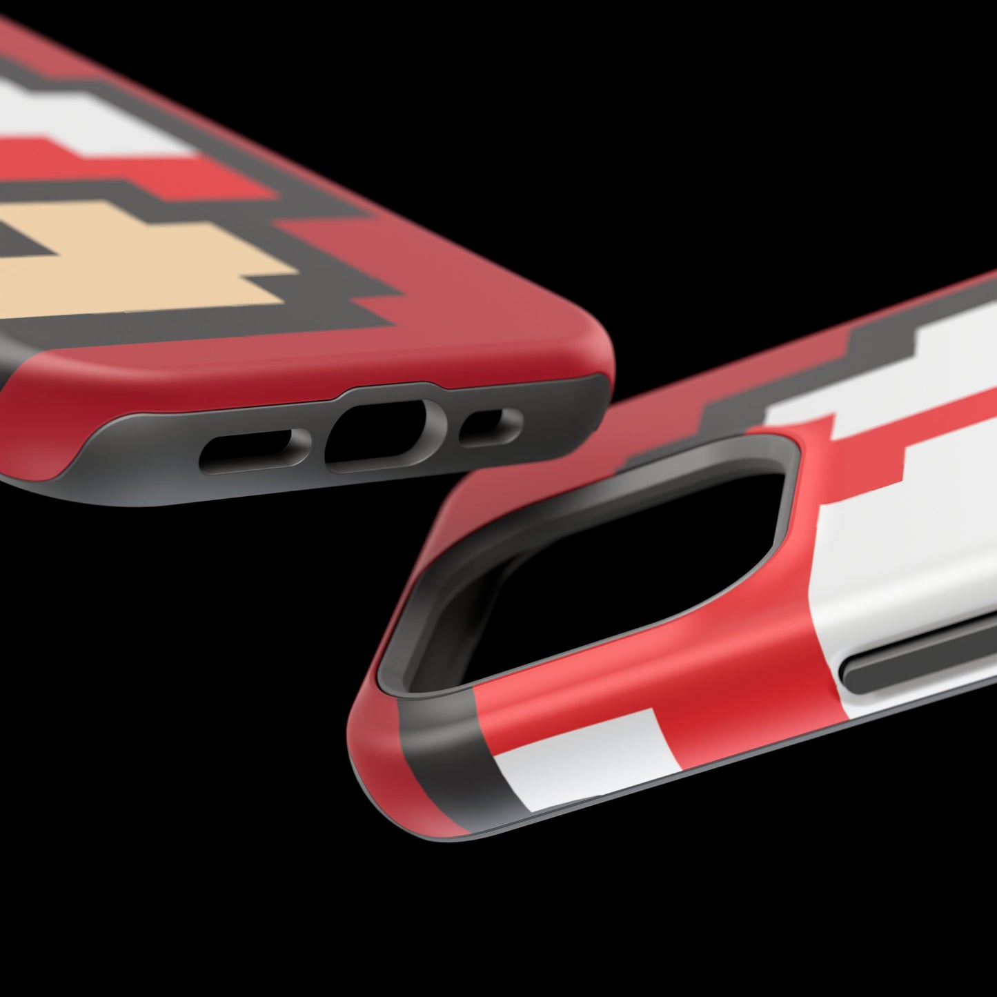 MagSafe Tough Mario Red Case | iPhone 15, 14, 13 | Perfect Unique Valentine's Day Gift for Gamer