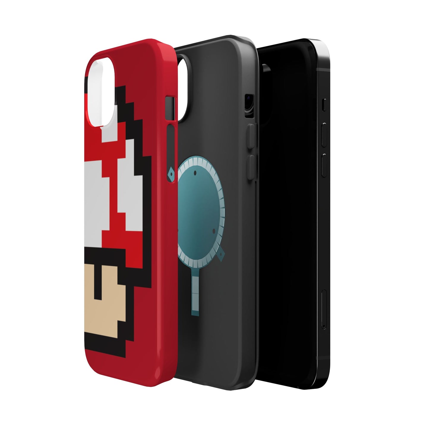 MagSafe Tough Mario Red Case | iPhone 15, 14, 13 | Perfect Unique Valentine's Day Gift for Gamer