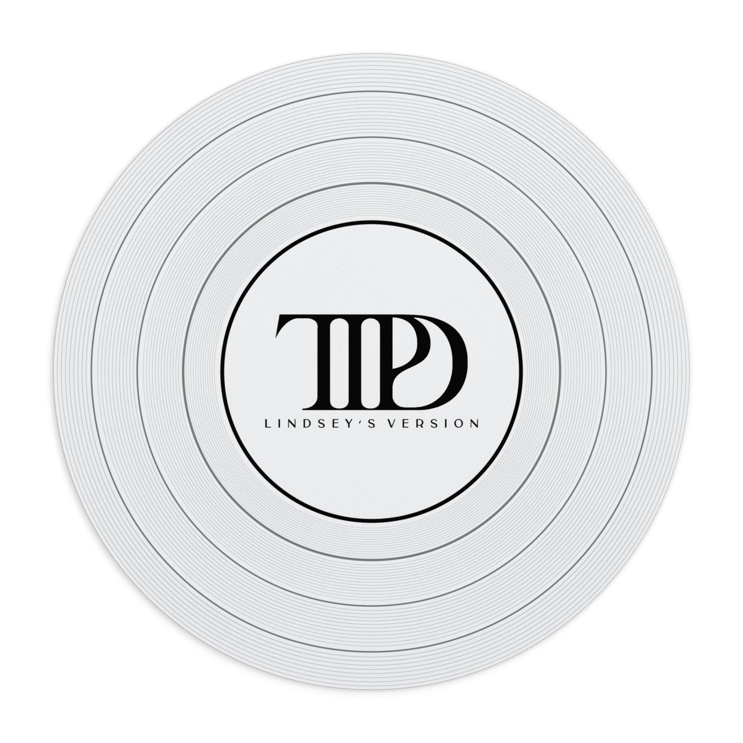 Personalized TTPD Mouse Pad, CUSTOM VERSION's Name | Round 8" x 8" | Swiftie Proud Member of the Torture Poets Department