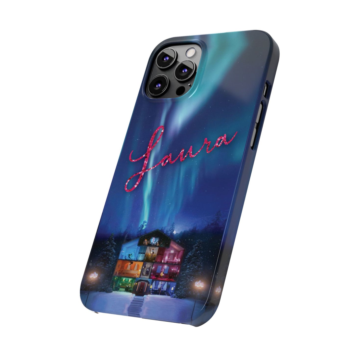 Custom Slim iPhone Cases | LOVER HOUSE Personalized Name | iPhone Mini, Pro, Plus, Pro Max 15 to 7 | Perfect Unique Present Swiftie Fan Gift