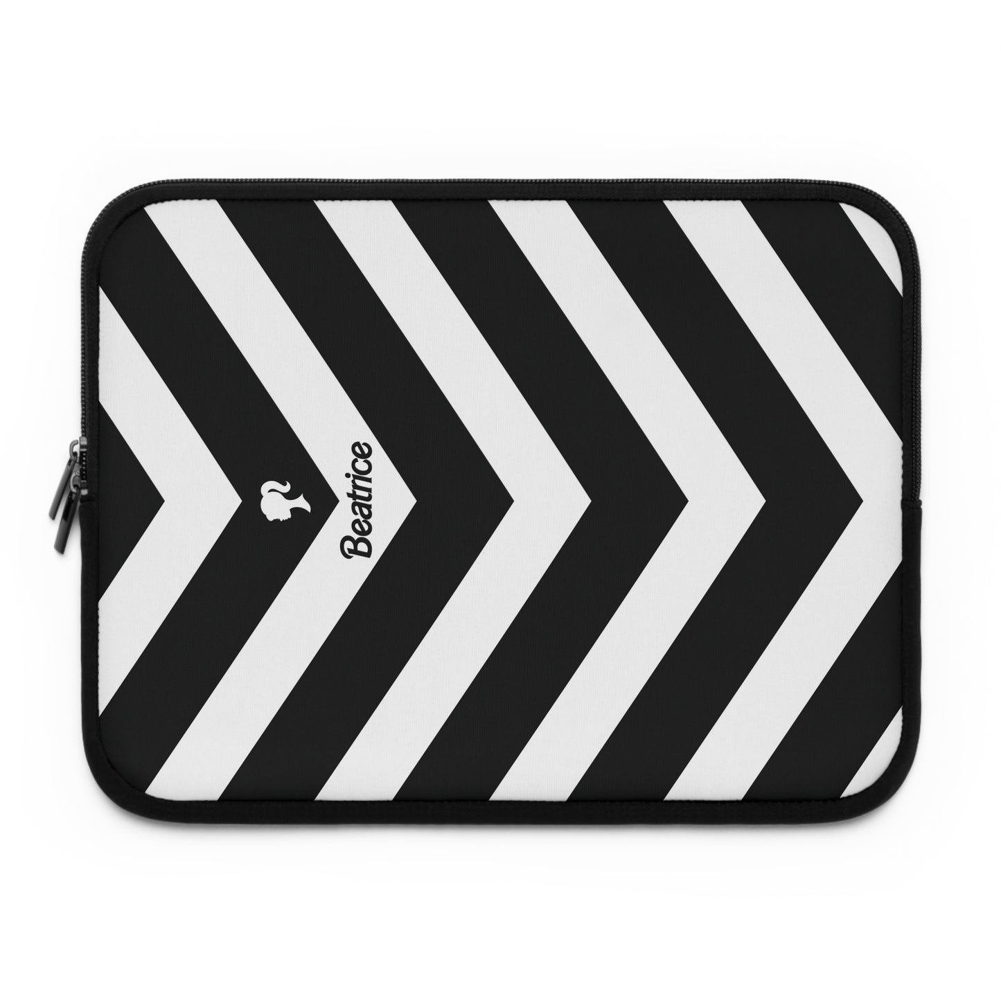 Barbie Inspired Black&White Stripes Laptop Sleeve | 7", 10", 13", 15", and 17" | Unique Mother's Day Gift | Custom Teacher Appreciation Gift