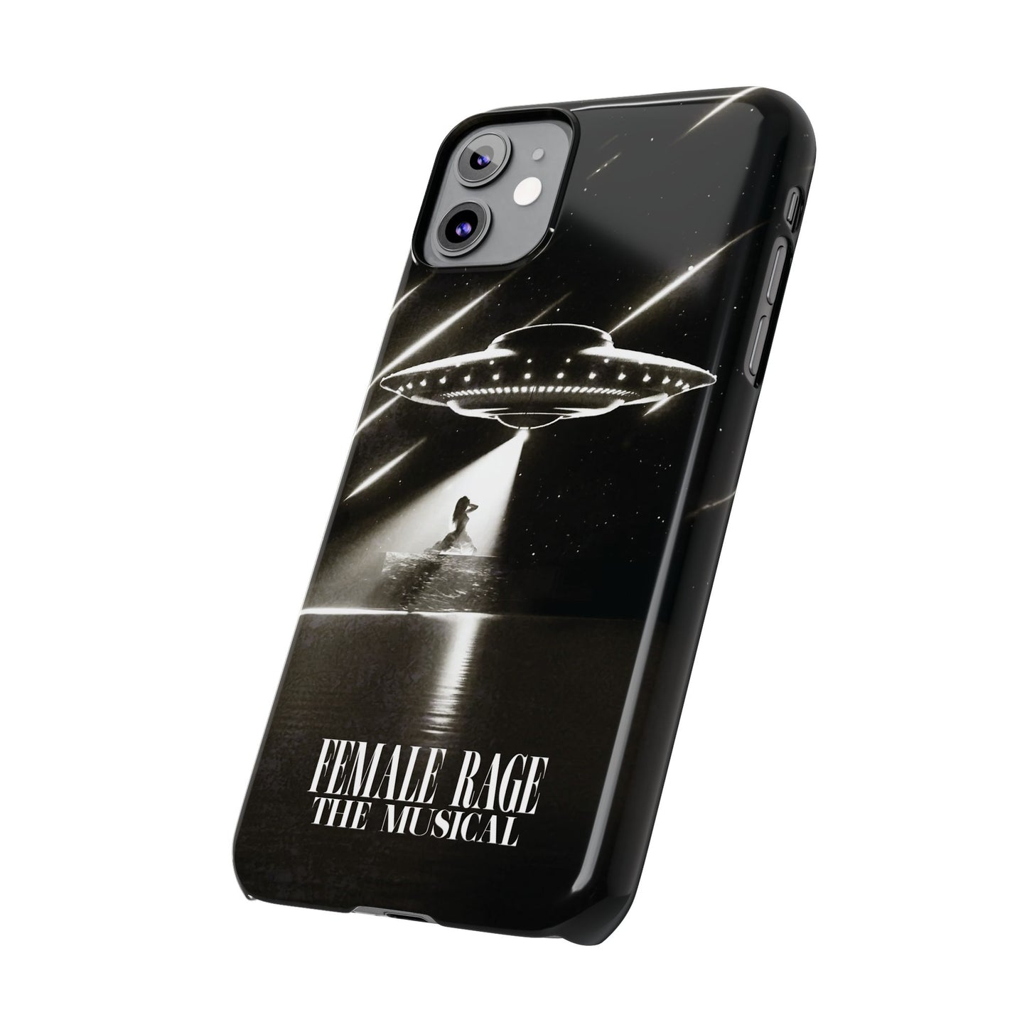 Custom Slim iPhone Cases | DOWN BAD OVNI Personalized Name | iPhone Pro, Plus, Pro Max 15 to 7 | Perfect Unique Present Swiftie Fan Gift