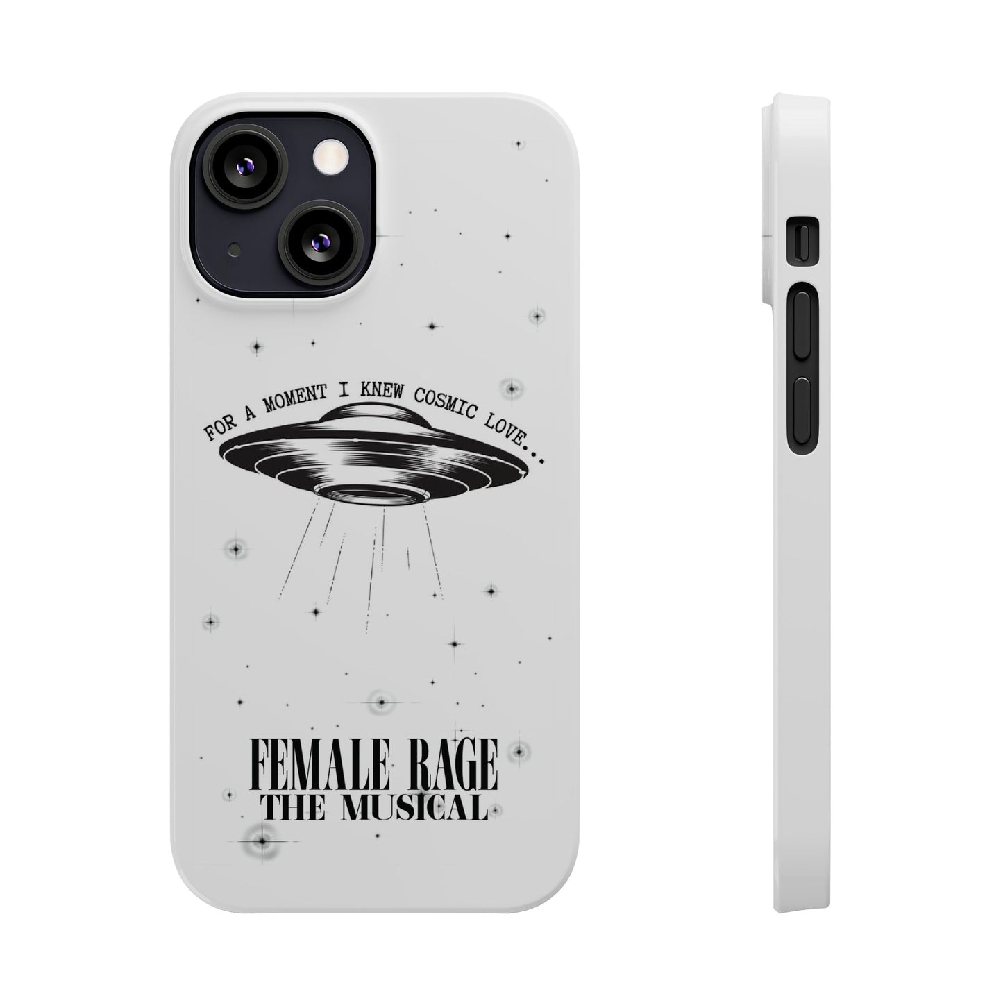 Custom Slim iPhone Cases | I knew COSMIC LOVE Personalized Name | iPhone Pro, Plus, Pro Max 15 to 7 | Unique Present Swiftie Fan Gift