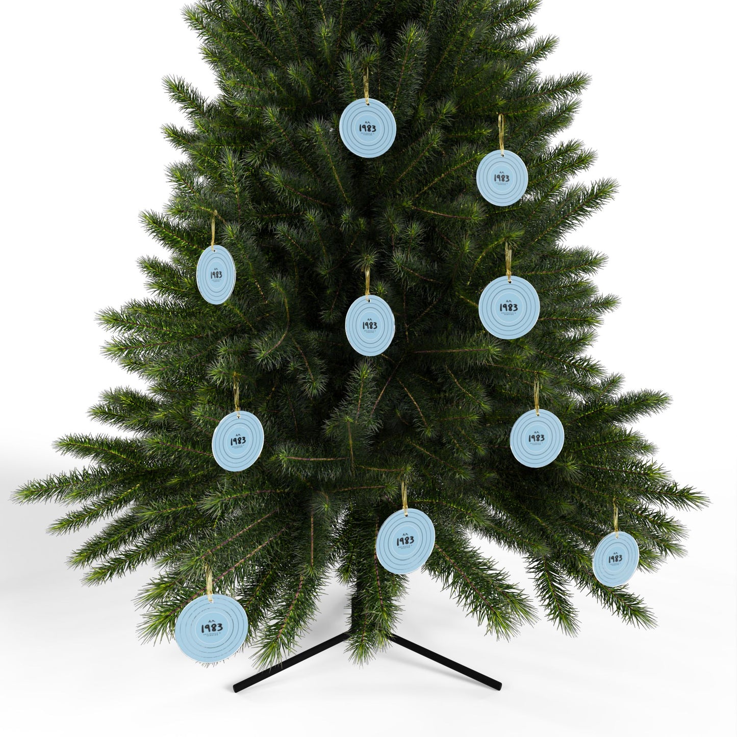 Personalized Acrylic Ornaments, 1989 Sky Blue Vinyl Record | CUSTOM VERSION, Name or Era | 4" x 4" | Swiftie Gift Fan Present