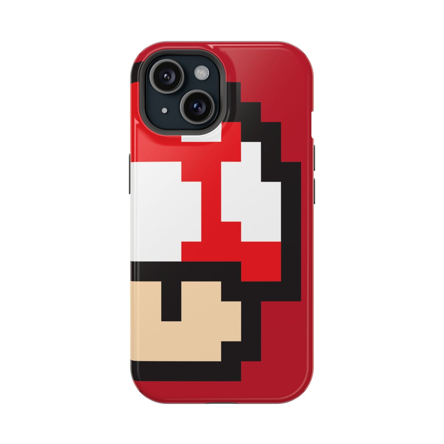 MagSafe Tough Mario Red Case | iPhone 15, 14, 13 | Perfect Unique Valentine's Day Gift for Gamer
