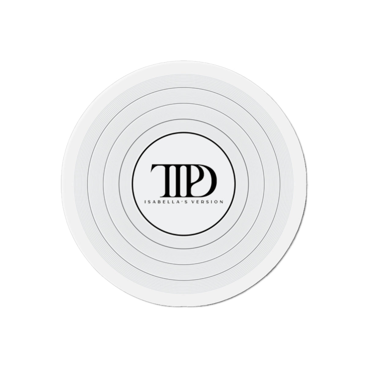 Personalized TTPD Die-Cut Magnets, CUSTOM VERSION's Name | 2", 3", 4", 5" & 6" round | Swiftie Proud Member of the Torture Poets Department