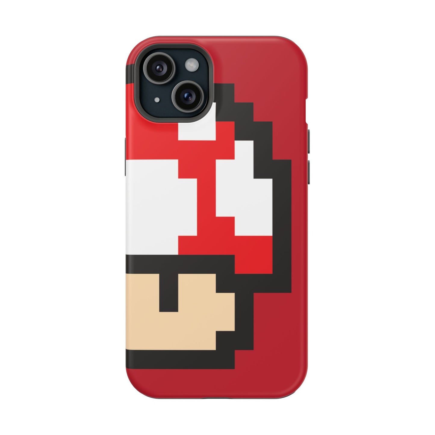 MagSafe Tough Mario Red Case | iPhone 15, 14, 13 | Perfect Unique Valentine's Day Gift for Gamer