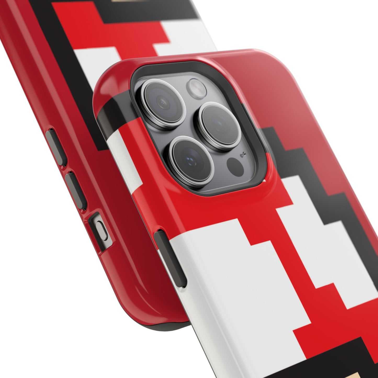MagSafe Tough Mario Red Case | iPhone 15, 14, 13 | Perfect Unique Valentine's Day Gift for Gamer