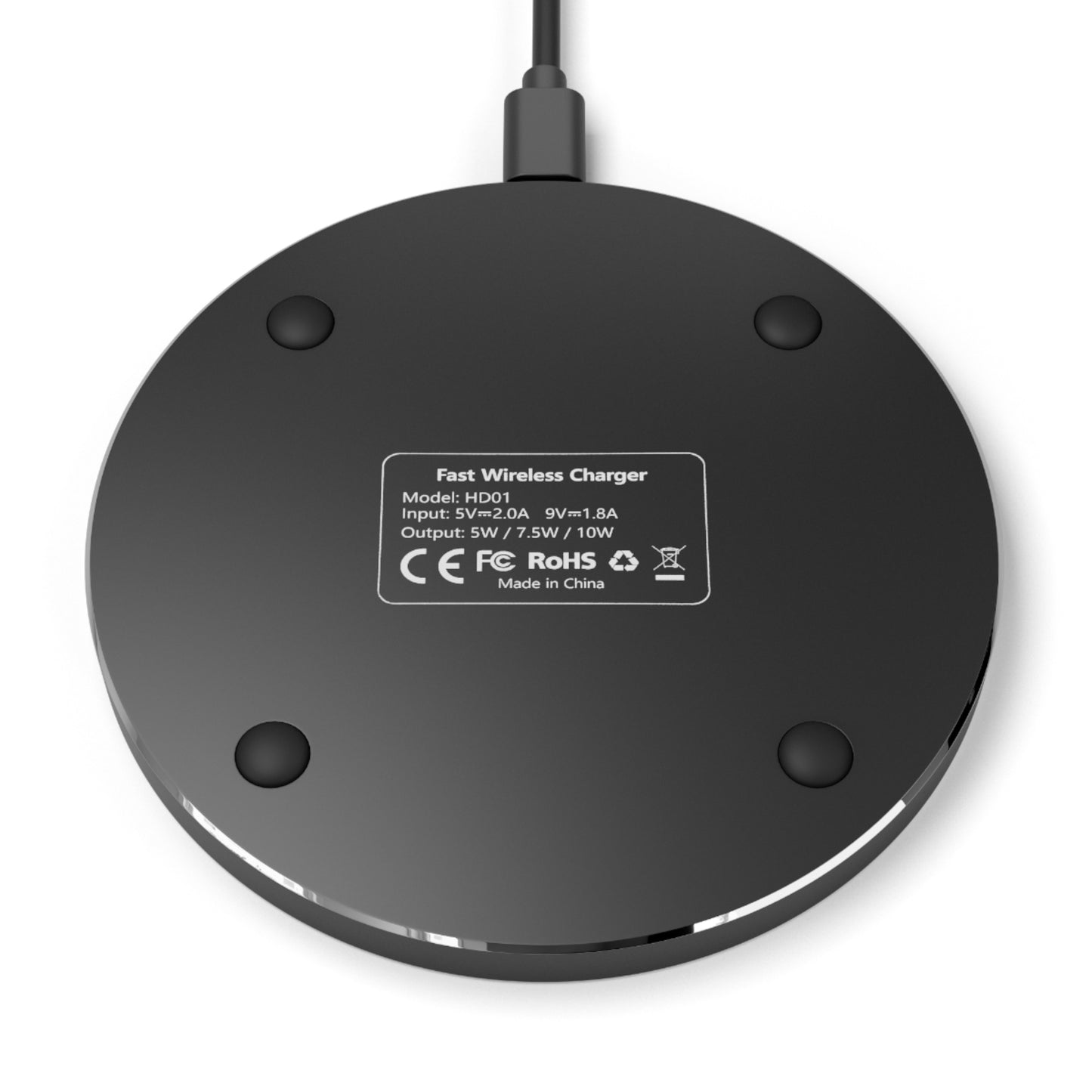 Personalized Wireless Charger LOVER Pink Clouds Vinyl Record | CUSTOM Version Name or ERA | 3.93" Round | 47'' cord | Swiftie Fan Gift