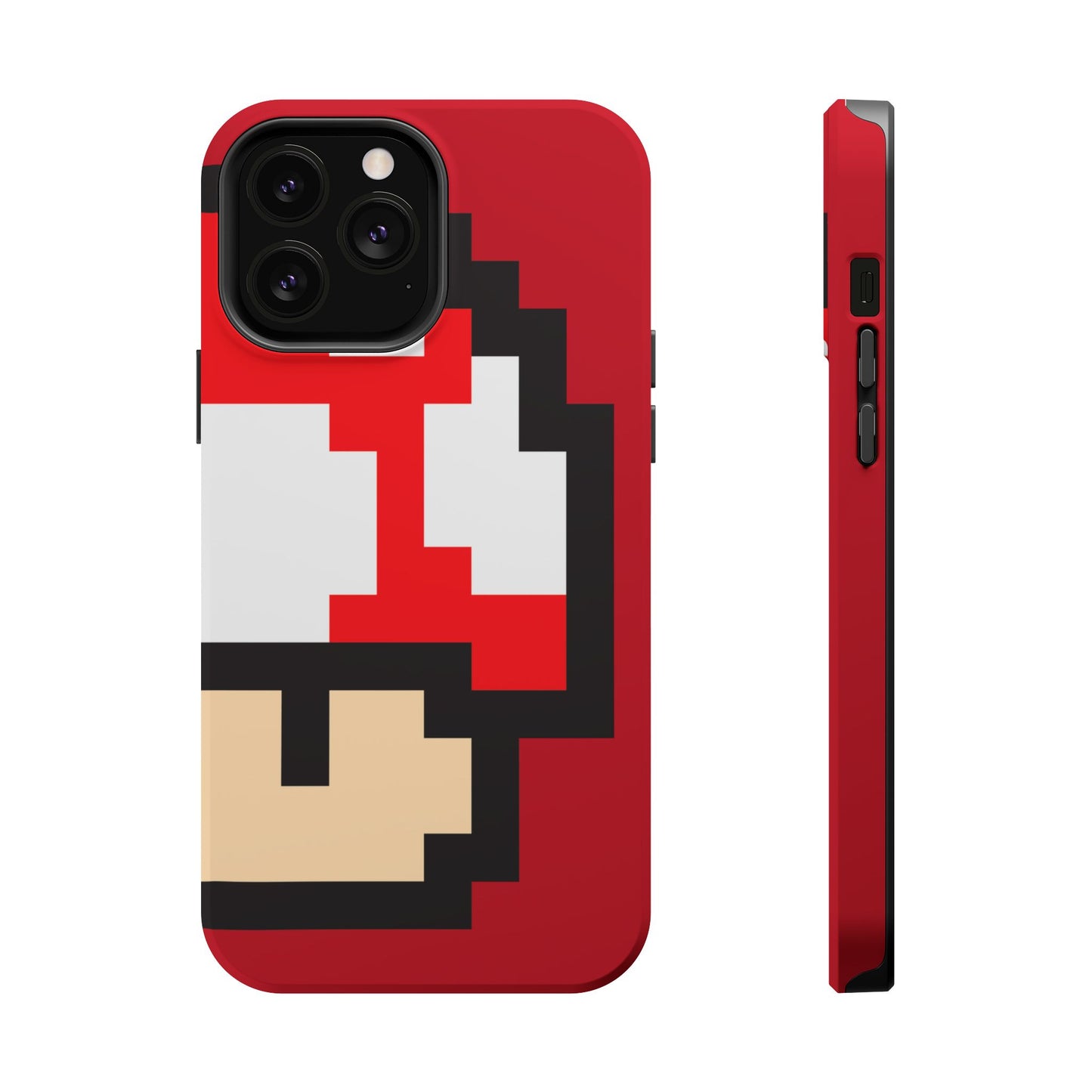 MagSafe Tough Mario Red Case | iPhone 15, 14, 13 | Perfect Unique Valentine's Day Gift for Gamer