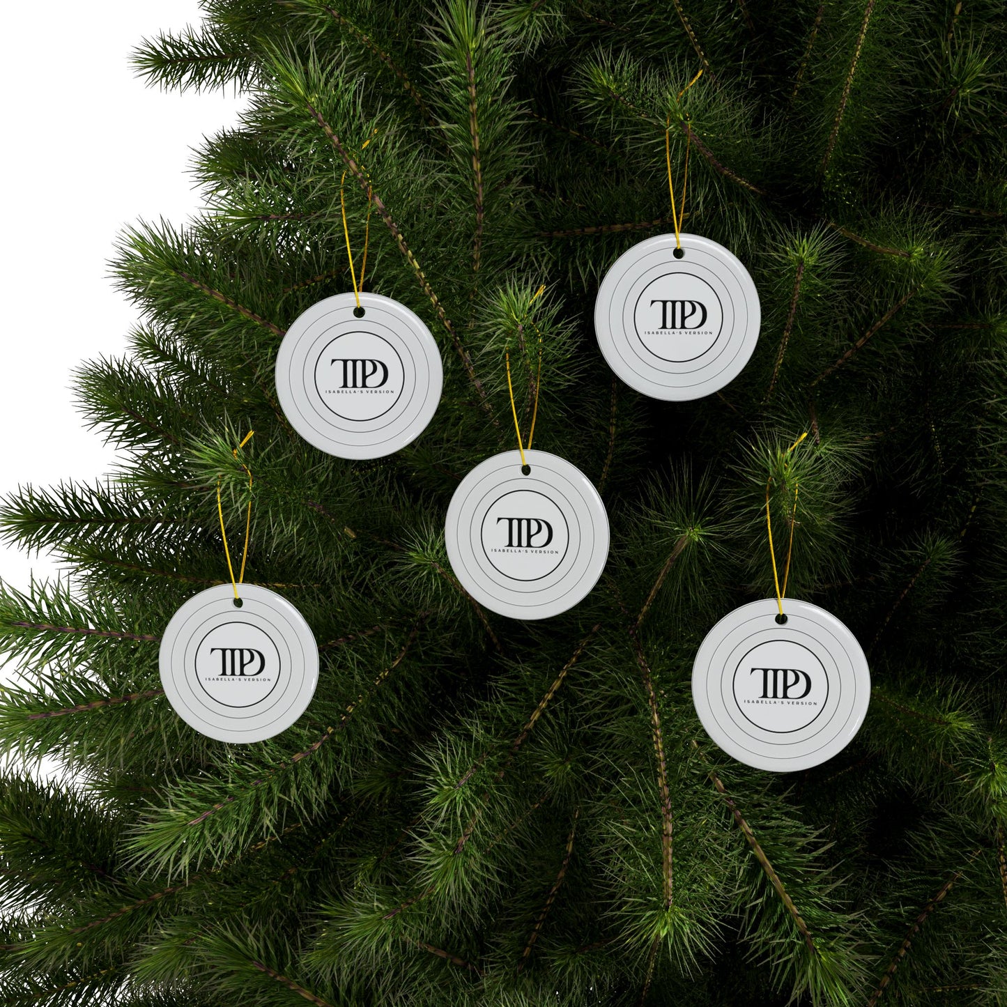 Personalized TTPD Ceramic Ornament, CUSTOM VERSION's Name | Round 2.76" x 2.76" | Swiftie Proud Member of the Torture Poets Department