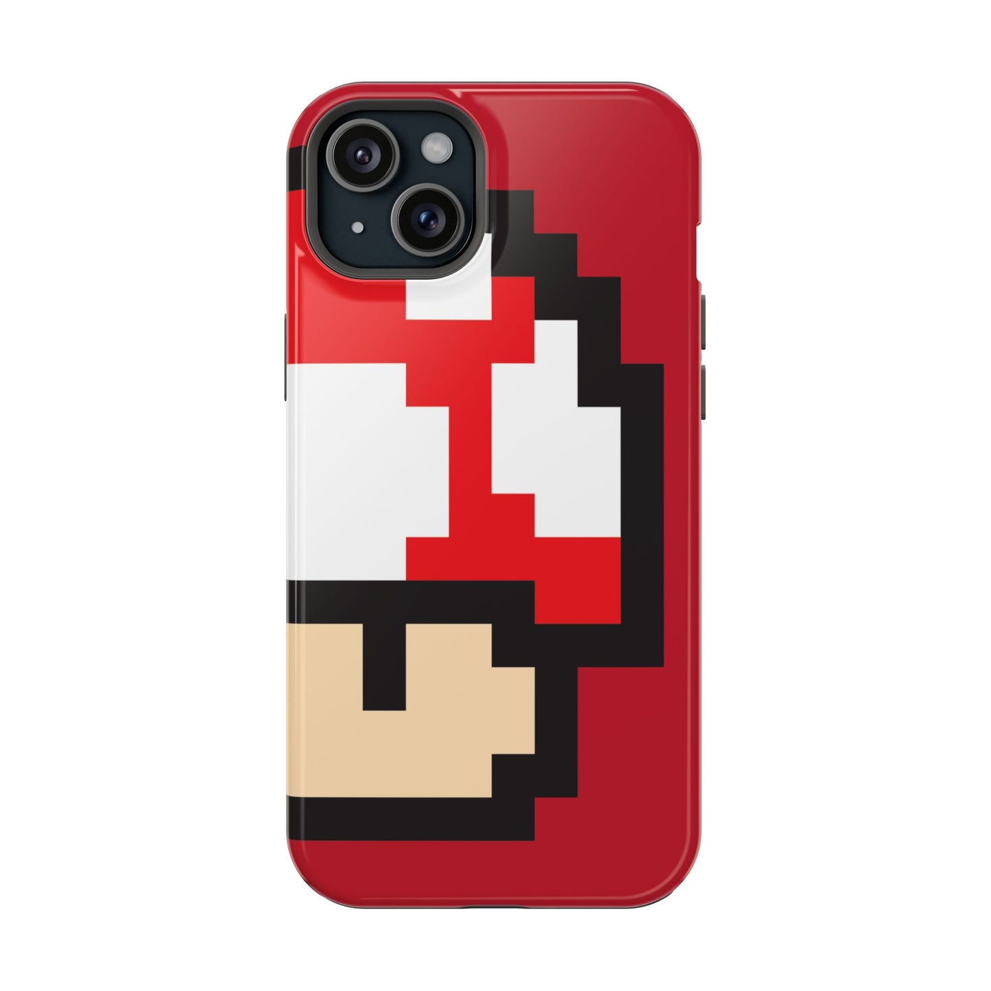 MagSafe Tough Mario Red Case | iPhone 15, 14, 13 | Perfect Unique Valentine's Day Gift for Gamer
