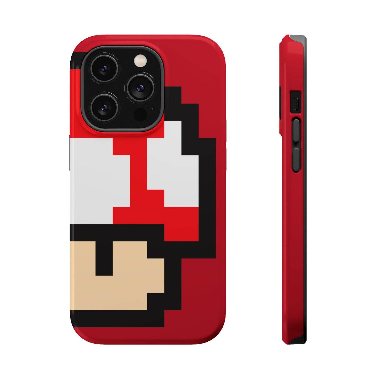 MagSafe Tough Mario Red Case | iPhone 15, 14, 13 | Perfect Unique Valentine's Day Gift for Gamer