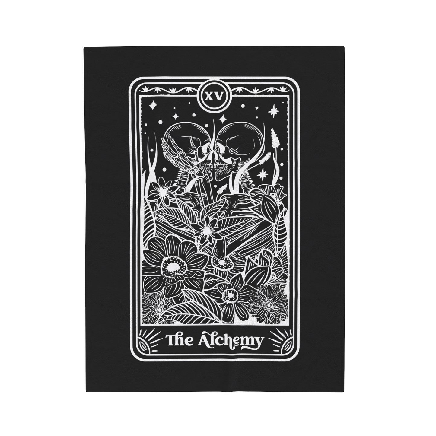 The ALCHEMY, Black Plush BLANKET Track 15 | 30x40", 50x60" and 60x80" | Swiftie Proud Member of the Torture Poets Department