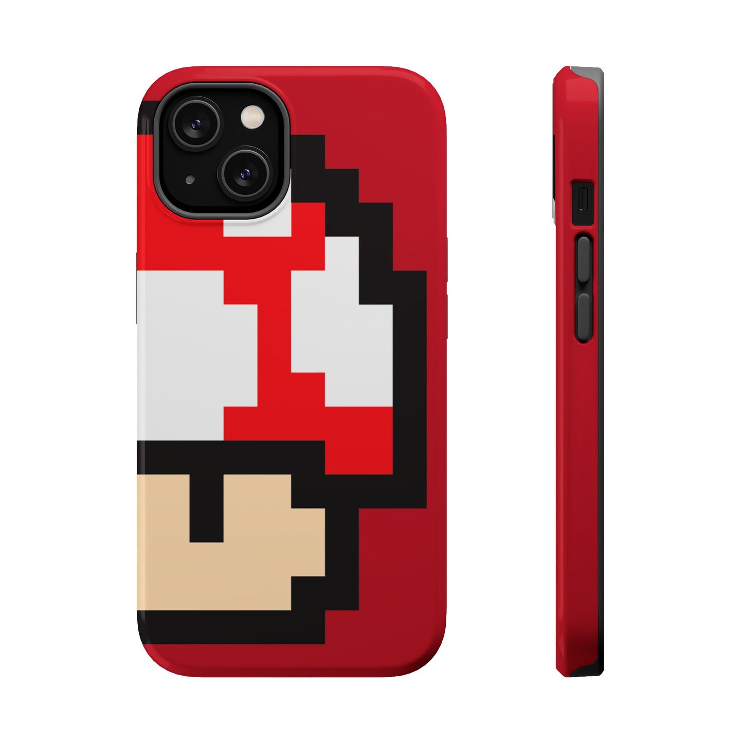 MagSafe Tough Mario Red Case | iPhone 15, 14, 13 | Perfect Unique Valentine's Day Gift for Gamer