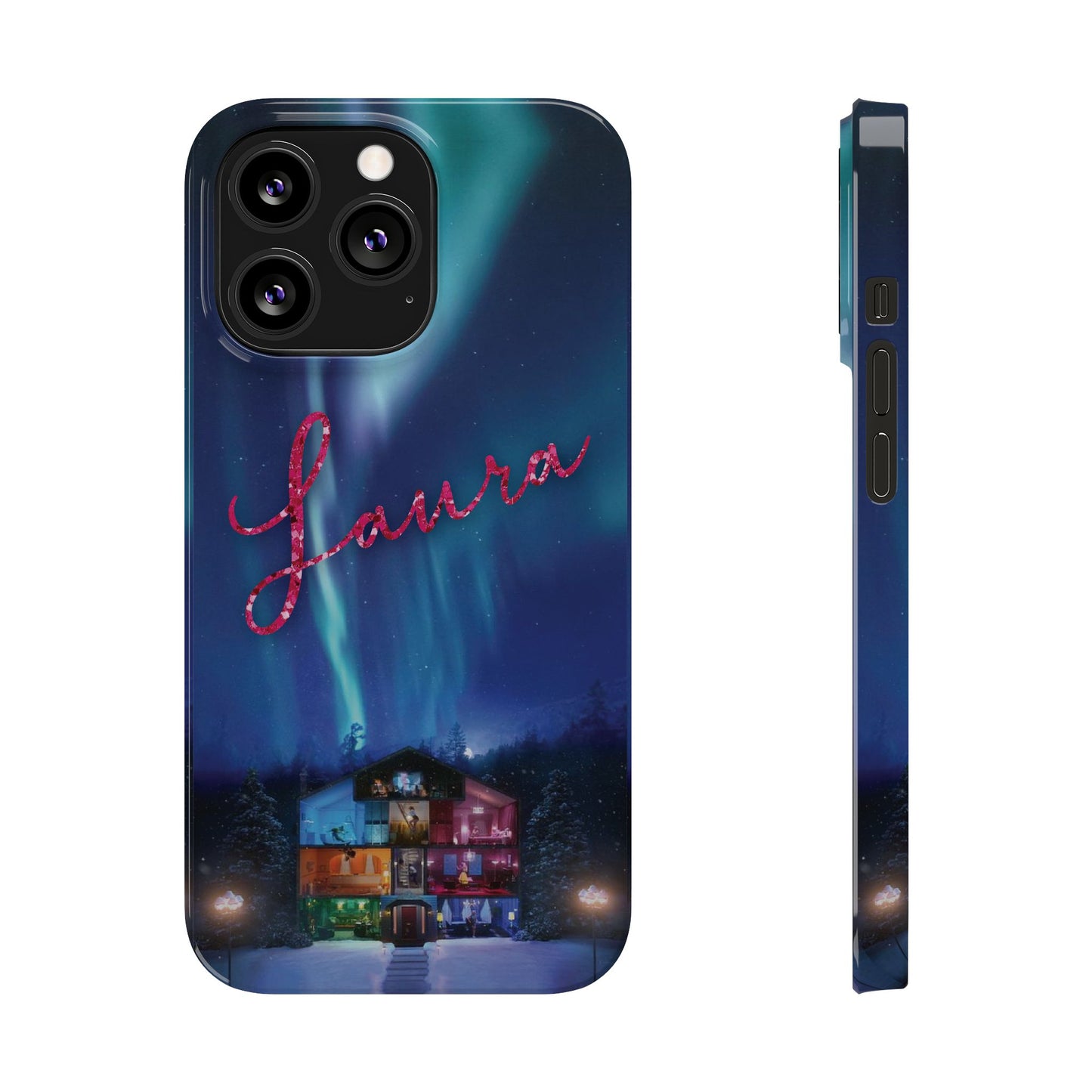 Custom Slim iPhone Cases | LOVER HOUSE Personalized Name | iPhone Mini, Pro, Plus, Pro Max 15 to 7 | Perfect Unique Present Swiftie Fan Gift