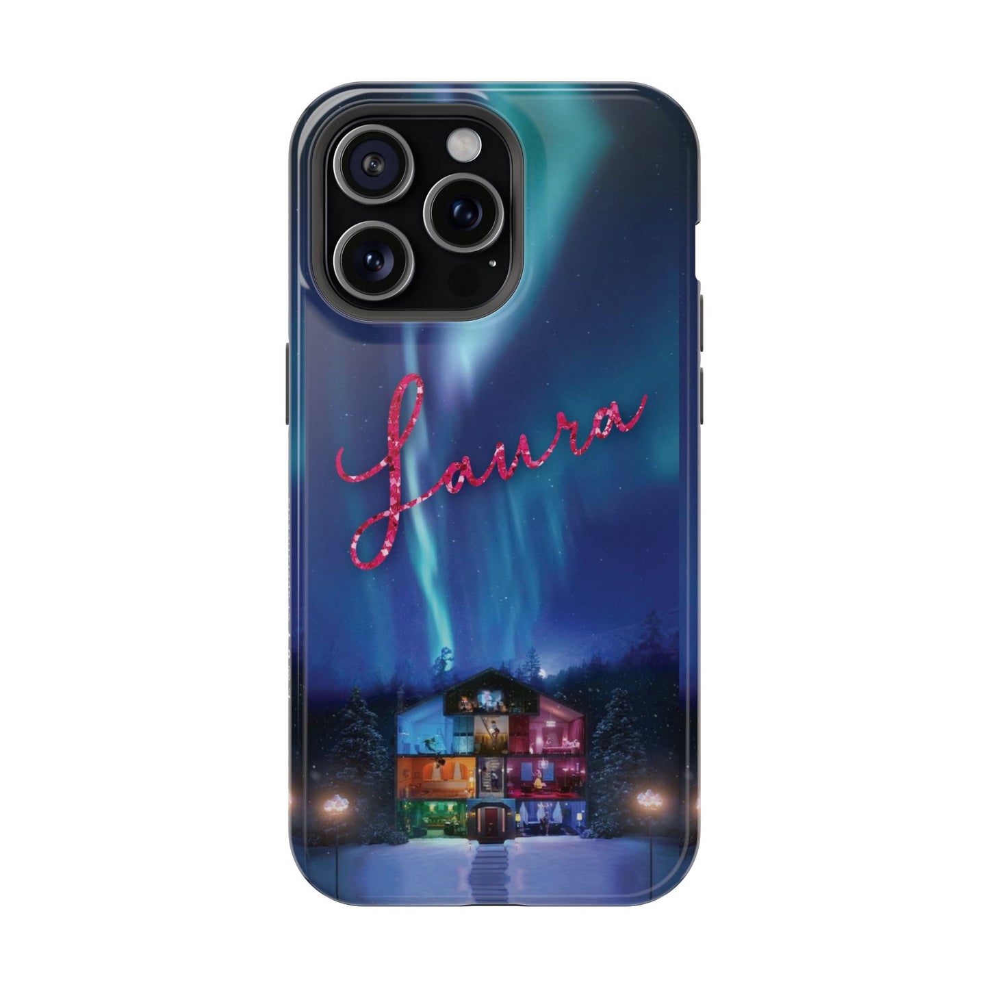 Custom MagSafe Tough Cases | LOVER HOUSE Personalized Name | iPhone 15, 14, 13
