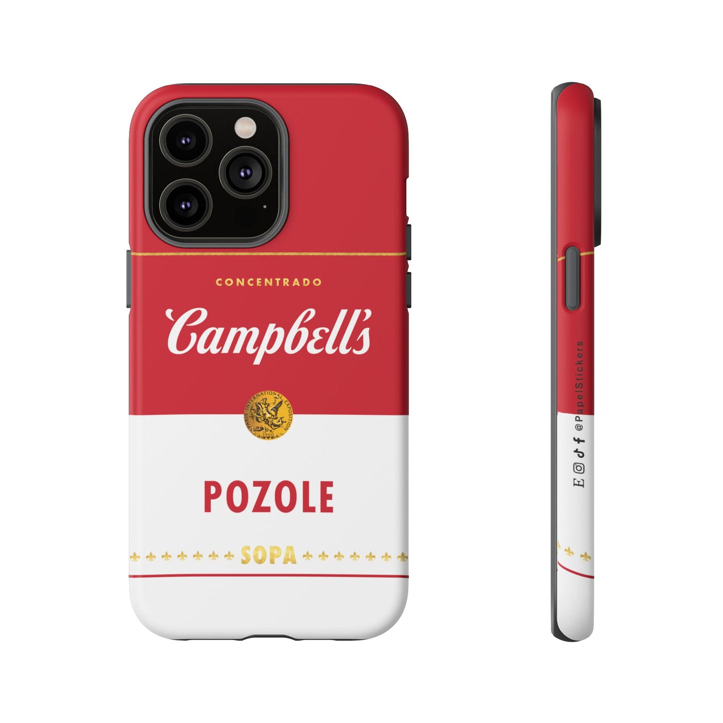 POZOLE RED Can Soup Tough iPhone Cases | iPhone 15, 14, 13, 12-7 | Unique Perfect Mother's Day Gift Wife, Girlfriend, Best Friend