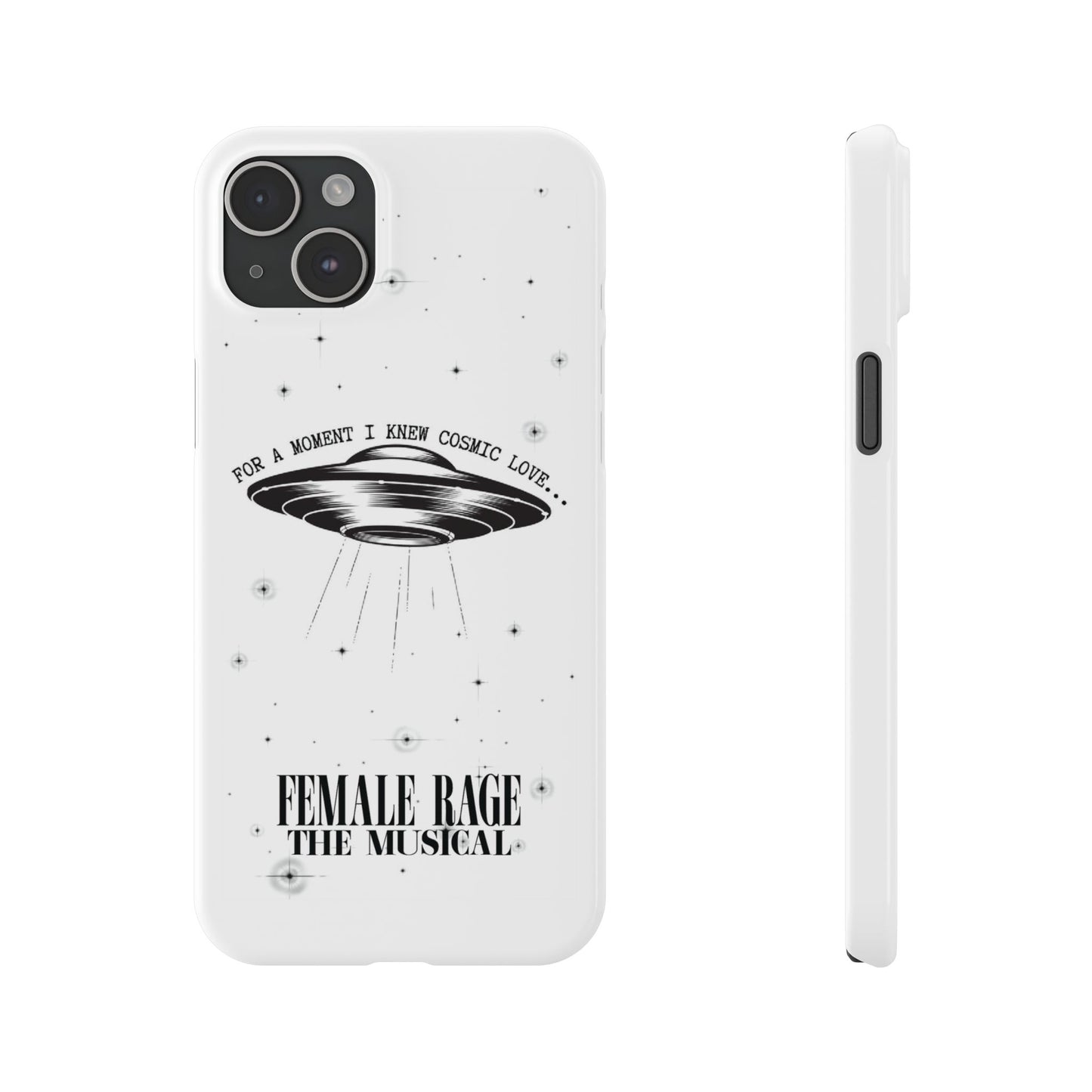 Custom Slim iPhone Cases | I knew COSMIC LOVE Personalized Name | iPhone Pro, Plus, Pro Max 15 to 7 | Unique Present Swiftie Fan Gift