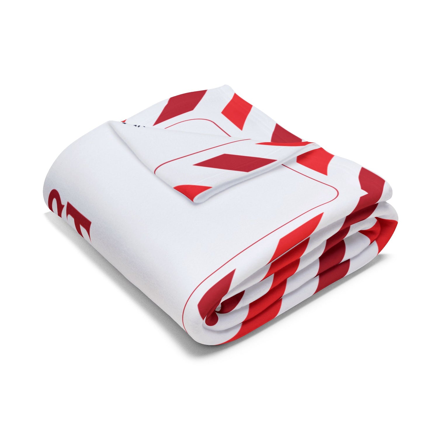 NICE LIST Announcement Personalized Fleece BLANKET | Custom Name Certificate | Candy Cane Frame, Gold Santa Seal | 30x40", 50x60" and 60x80"