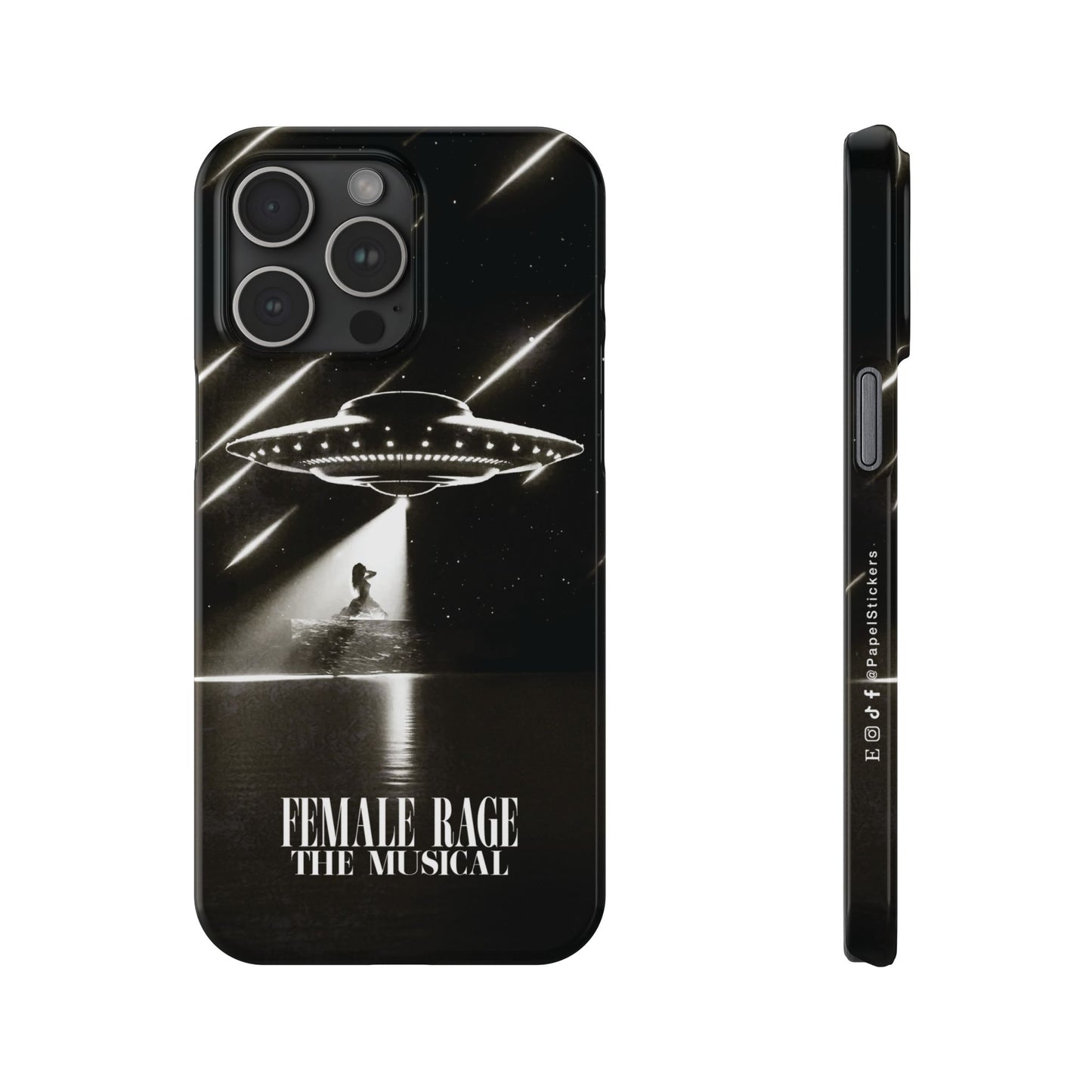Custom Slim iPhone Cases | DOWN BAD OVNI Personalized Name | iPhone Pro, Plus, Pro Max 15 to 7 | Perfect Unique Present Swiftie Fan Gift