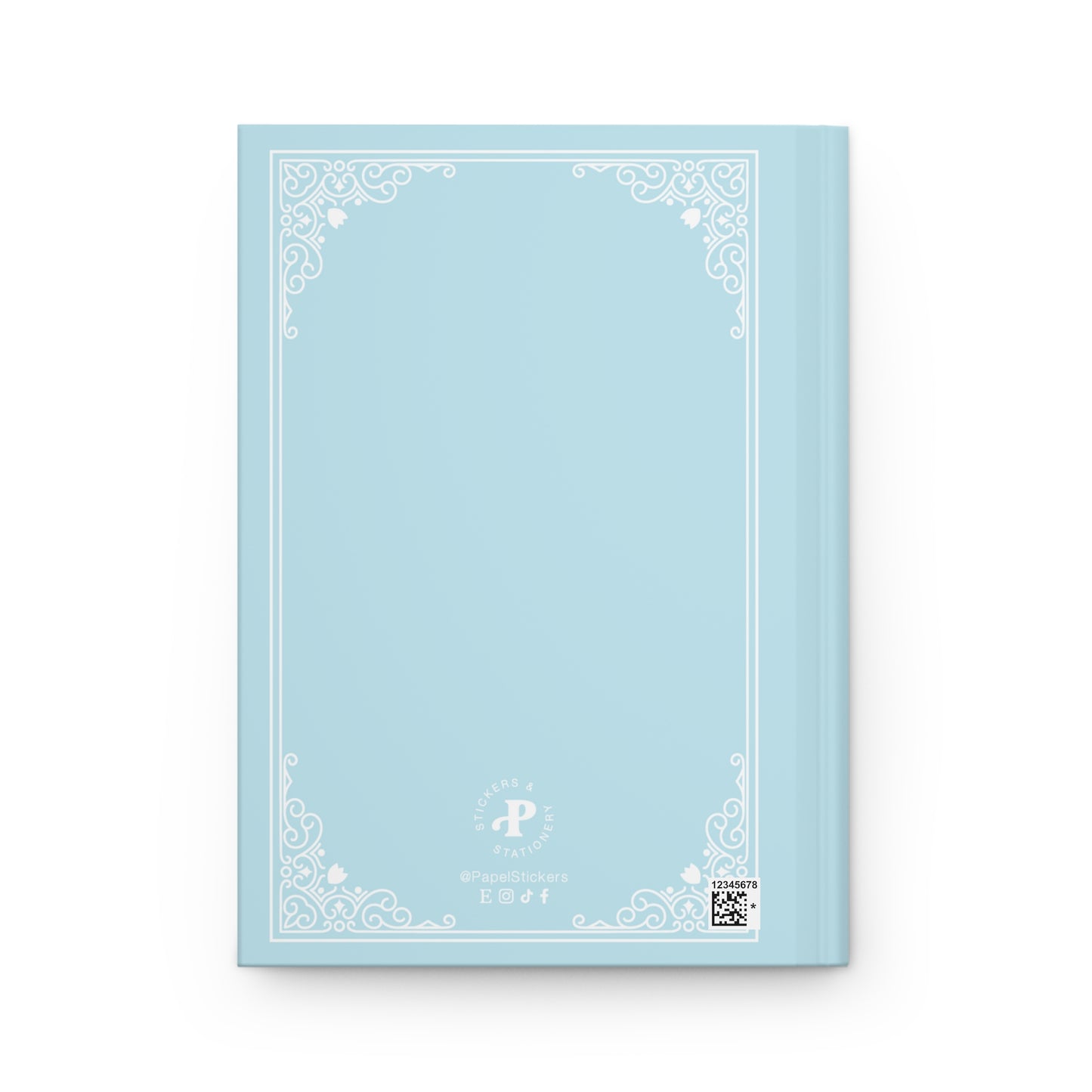 PERSONALIZED Hardcover Journal Matte, Pastel Blue, BARBIE inspired Fairytale Book Cover, Perfect Christmas Gift for Girls