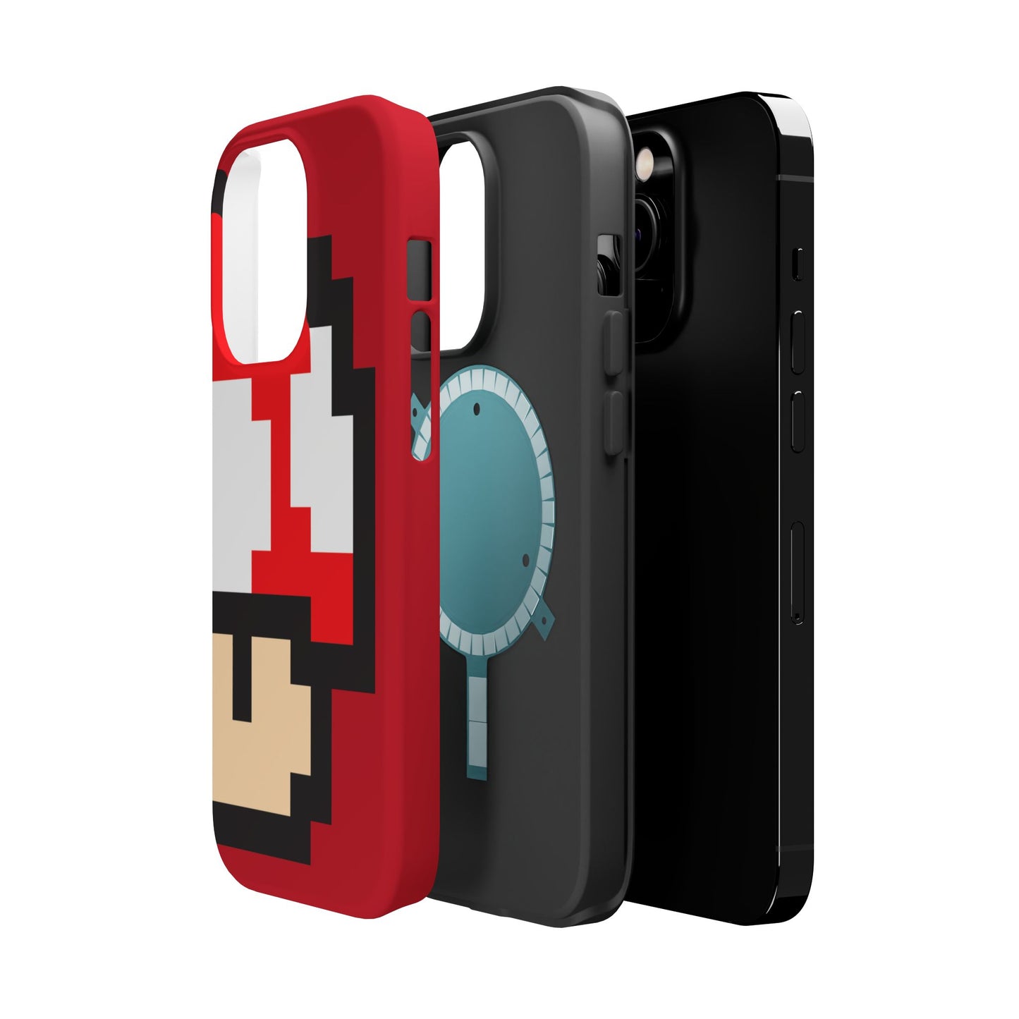 MagSafe Tough Mario Red Case | iPhone 15, 14, 13 | Perfect Unique Valentine's Day Gift for Gamer