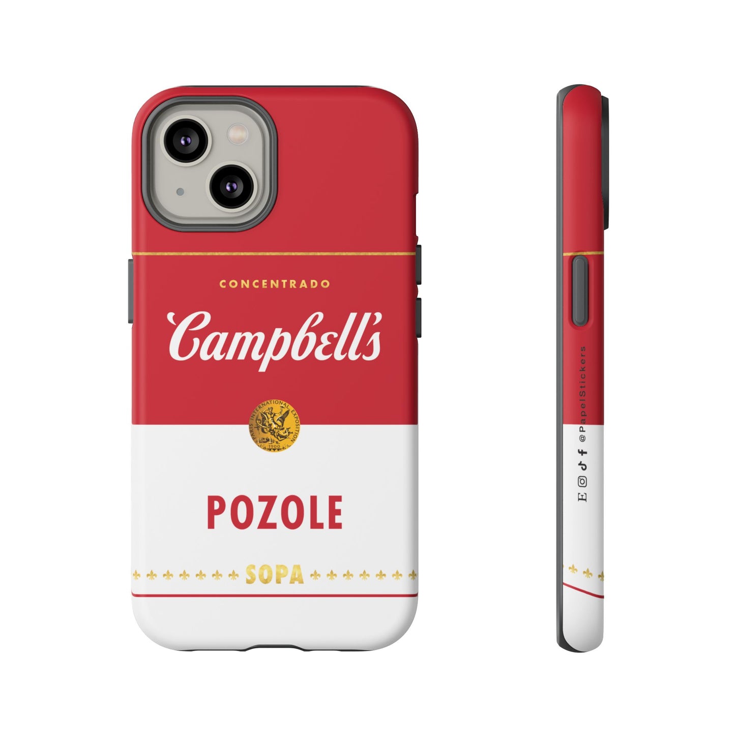 POZOLE RED Can Soup Tough iPhone Cases | iPhone 15, 14, 13, 12-7 | Unique Perfect Mother's Day Gift Wife, Girlfriend, Best Friend