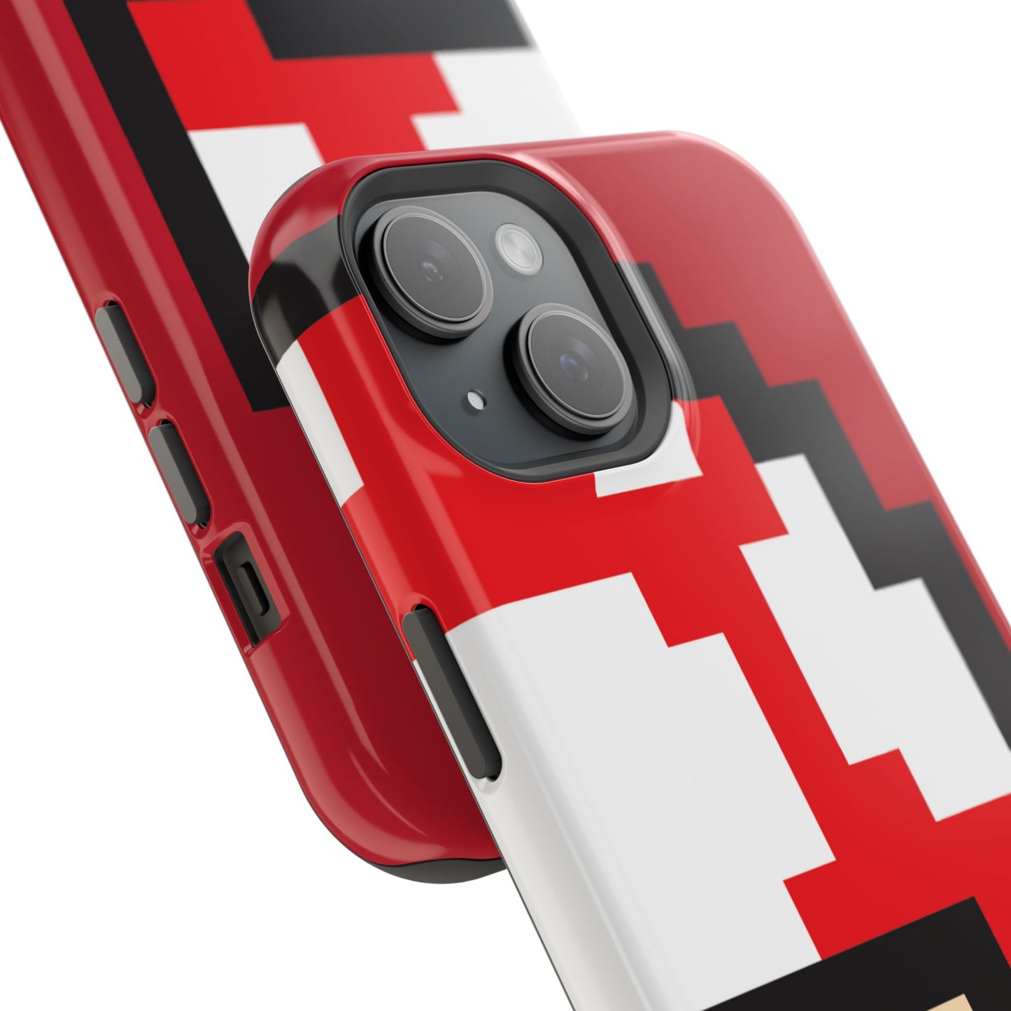 MagSafe Tough Mario Red Case | iPhone 15, 14, 13 | Perfect Unique Valentine's Day Gift for Gamer