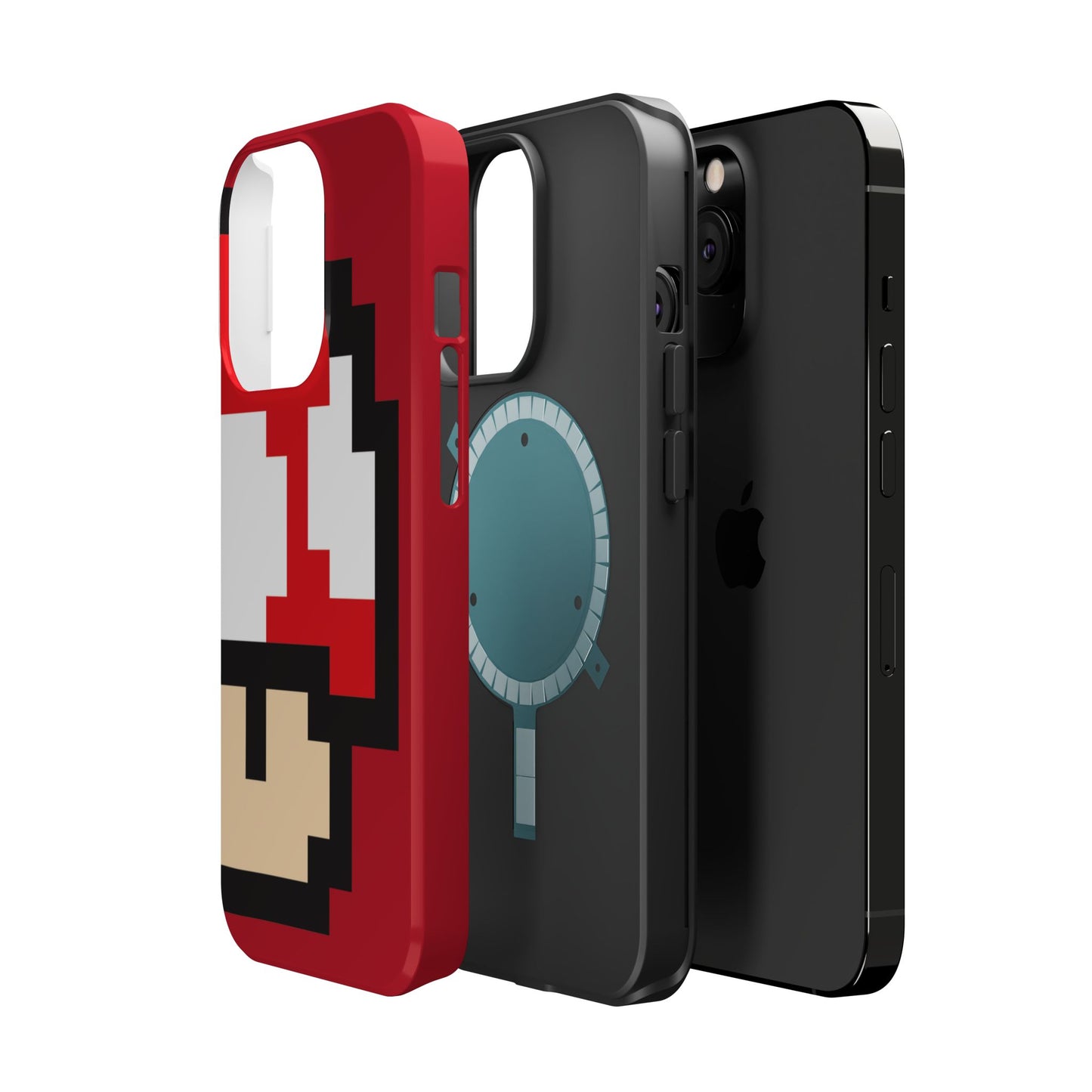 MagSafe Tough Mario Red Case | iPhone 15, 14, 13 | Perfect Unique Valentine's Day Gift for Gamer