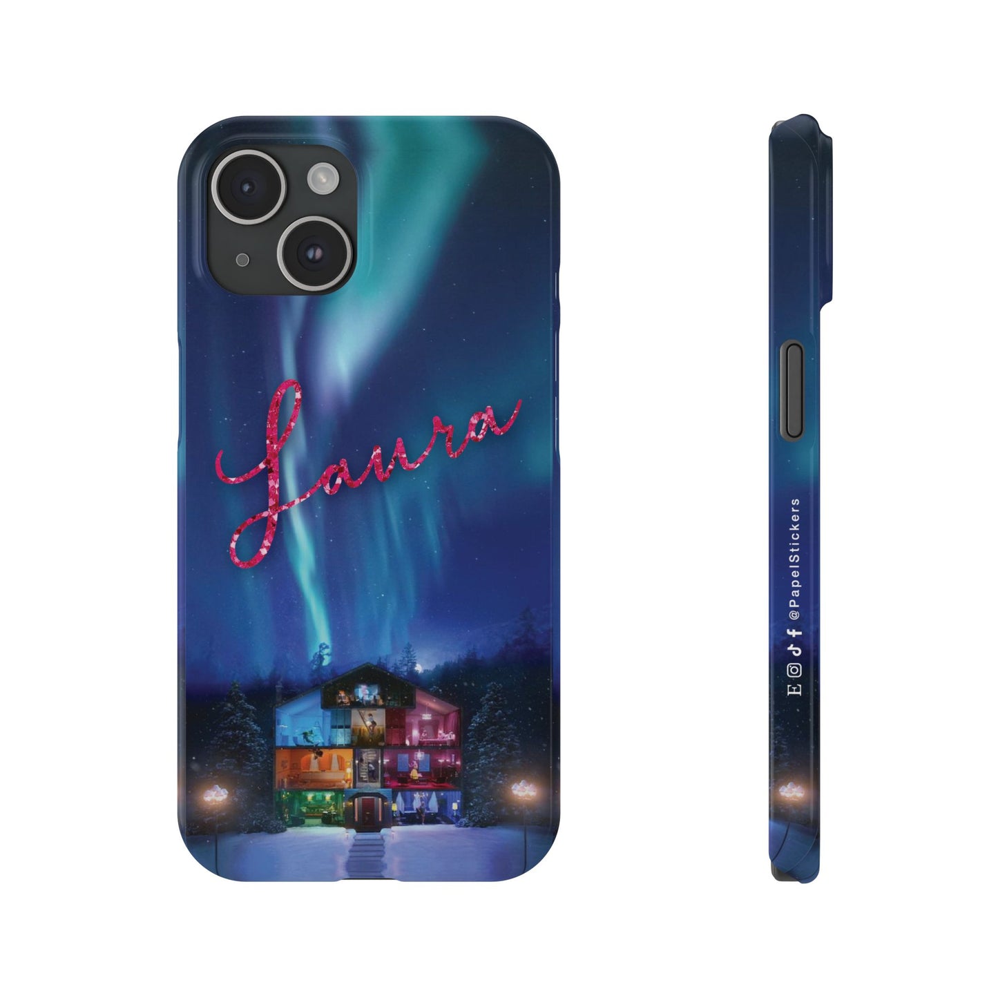 Custom Slim iPhone Cases | LOVER HOUSE Personalized Name | iPhone Mini, Pro, Plus, Pro Max 15 to 7 | Perfect Unique Present Swiftie Fan Gift