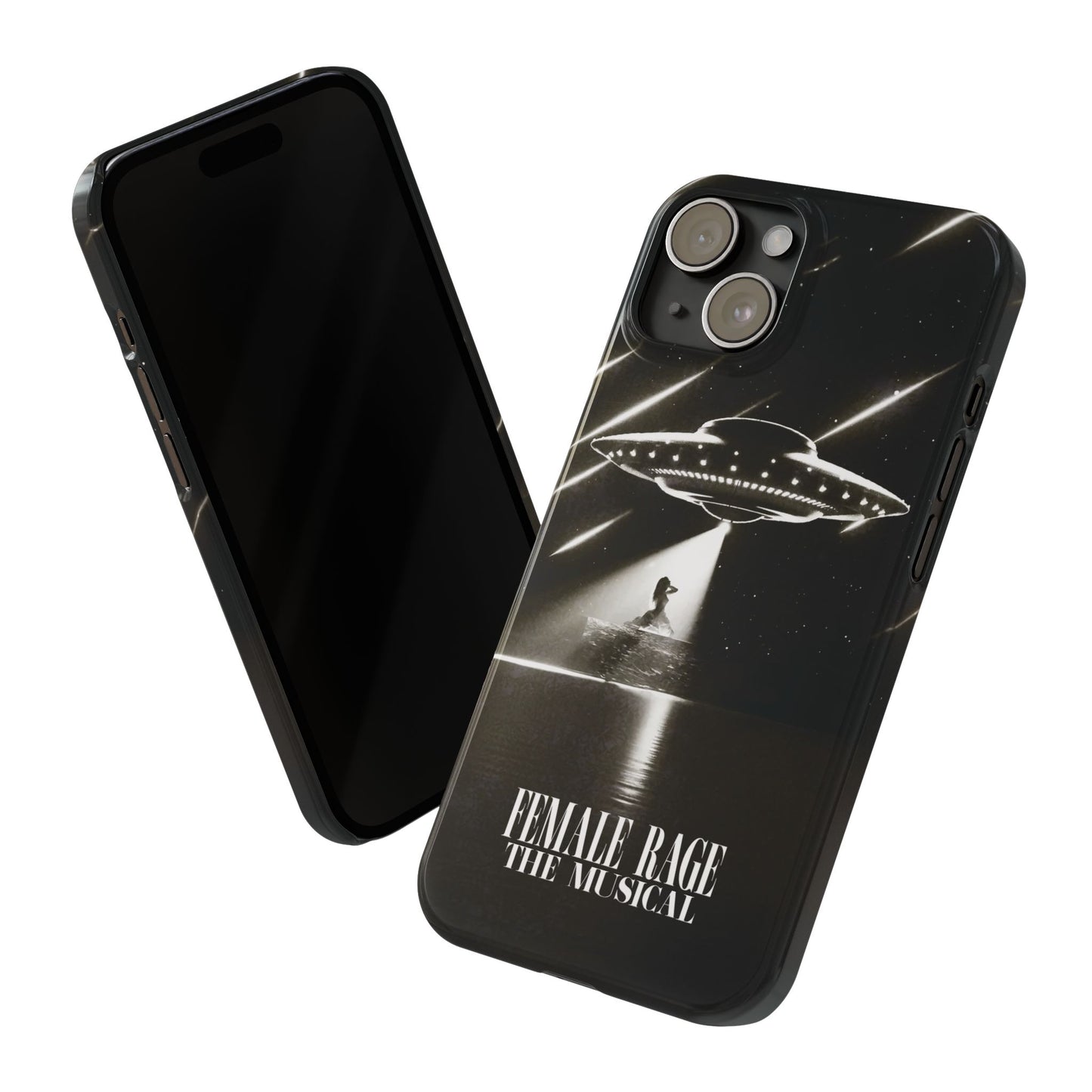 Custom Slim iPhone Cases | DOWN BAD OVNI Personalized Name | iPhone Pro, Plus, Pro Max 15 to 7 | Perfect Unique Present Swiftie Fan Gift