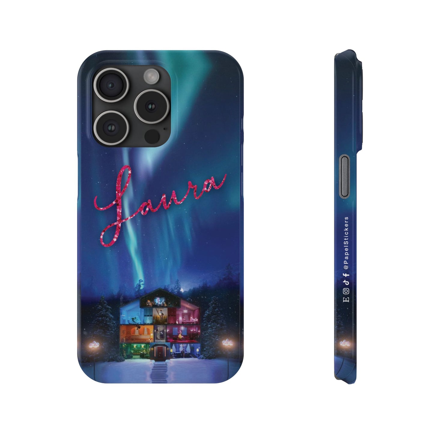 Custom Slim iPhone Cases | LOVER HOUSE Personalized Name | iPhone Mini, Pro, Plus, Pro Max 15 to 7 | Perfect Unique Present Swiftie Fan Gift