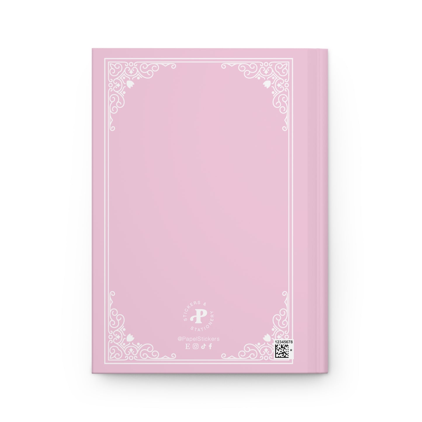 PERSONALIZED Hardcover Journal Matte, Pastel Pink, BARBIE inspired Fairytale Book Cover, Perfect Christmas Gift for Girls