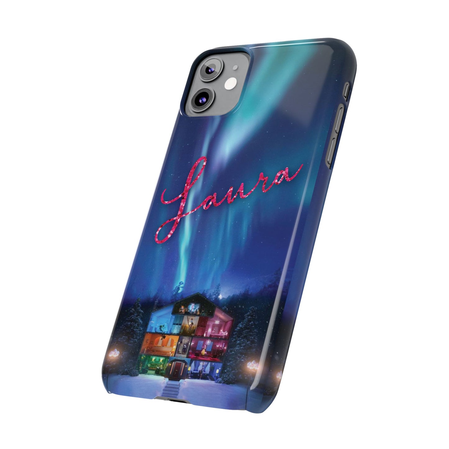 Custom Slim iPhone Cases | LOVER HOUSE Personalized Name | iPhone Mini, Pro, Plus, Pro Max 15 to 7 | Perfect Unique Present Swiftie Fan Gift