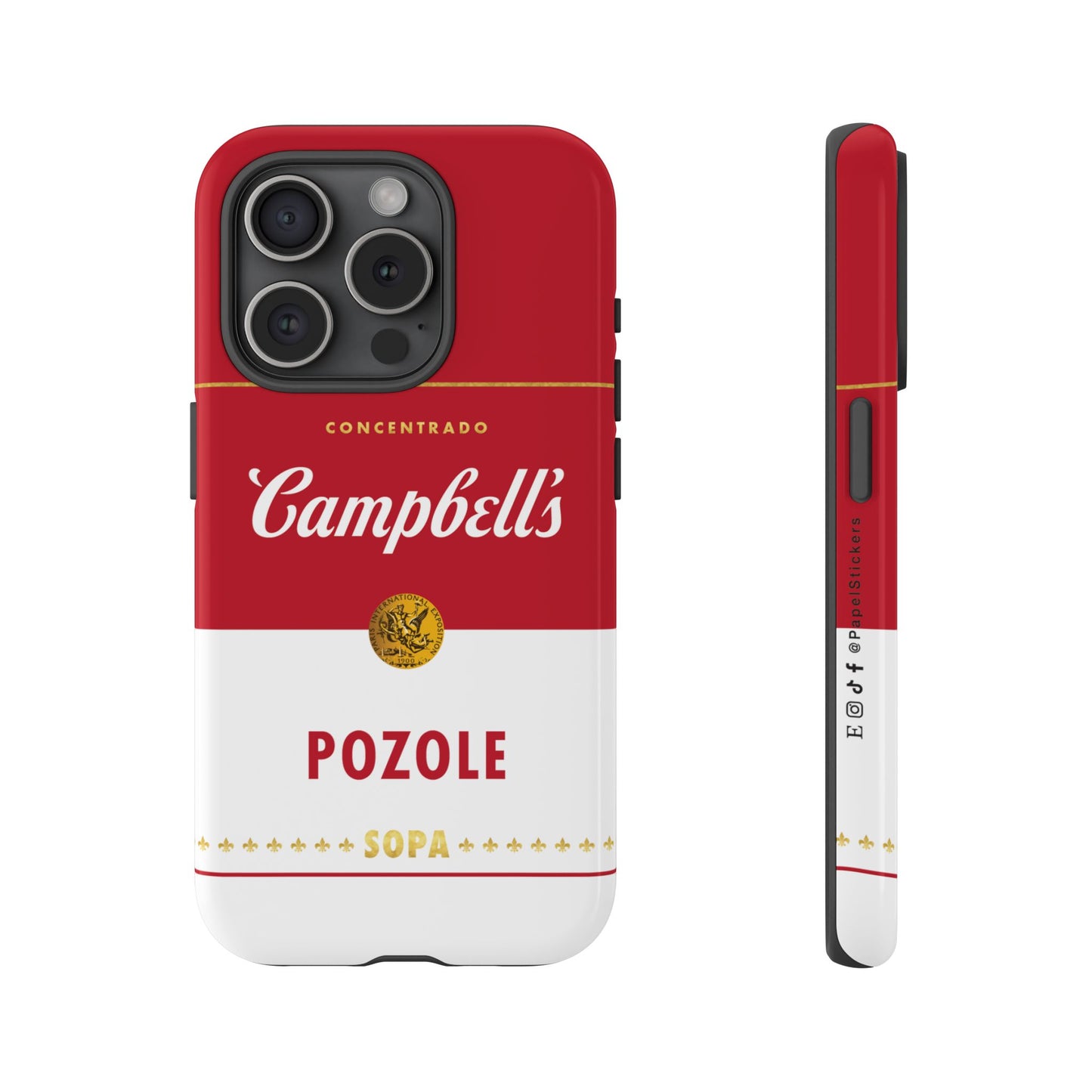 POZOLE RED Can Soup Tough iPhone Cases | iPhone 15, 14, 13, 12-7 | Unique Perfect Mother's Day Gift Wife, Girlfriend, Best Friend