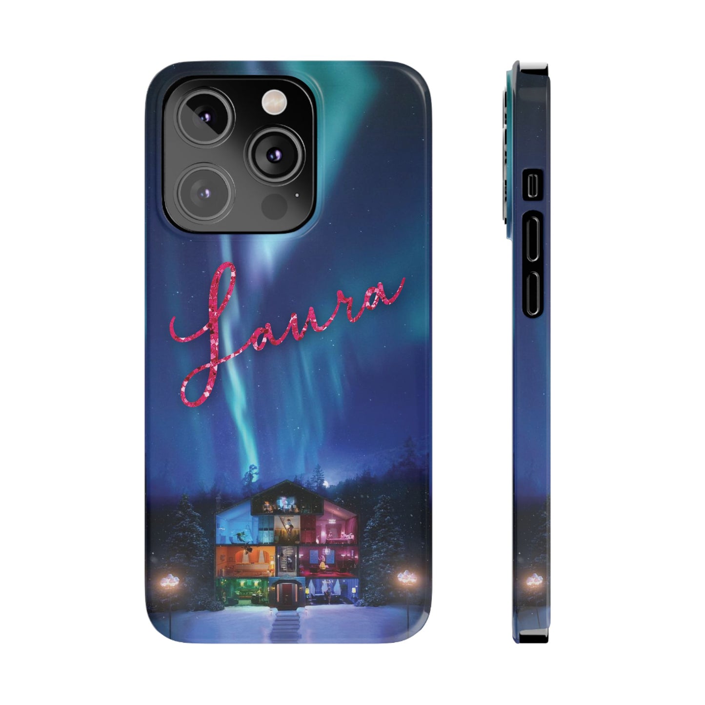 Custom Slim iPhone Cases | LOVER HOUSE Personalized Name | iPhone Mini, Pro, Plus, Pro Max 15 to 7 | Perfect Unique Present Swiftie Fan Gift