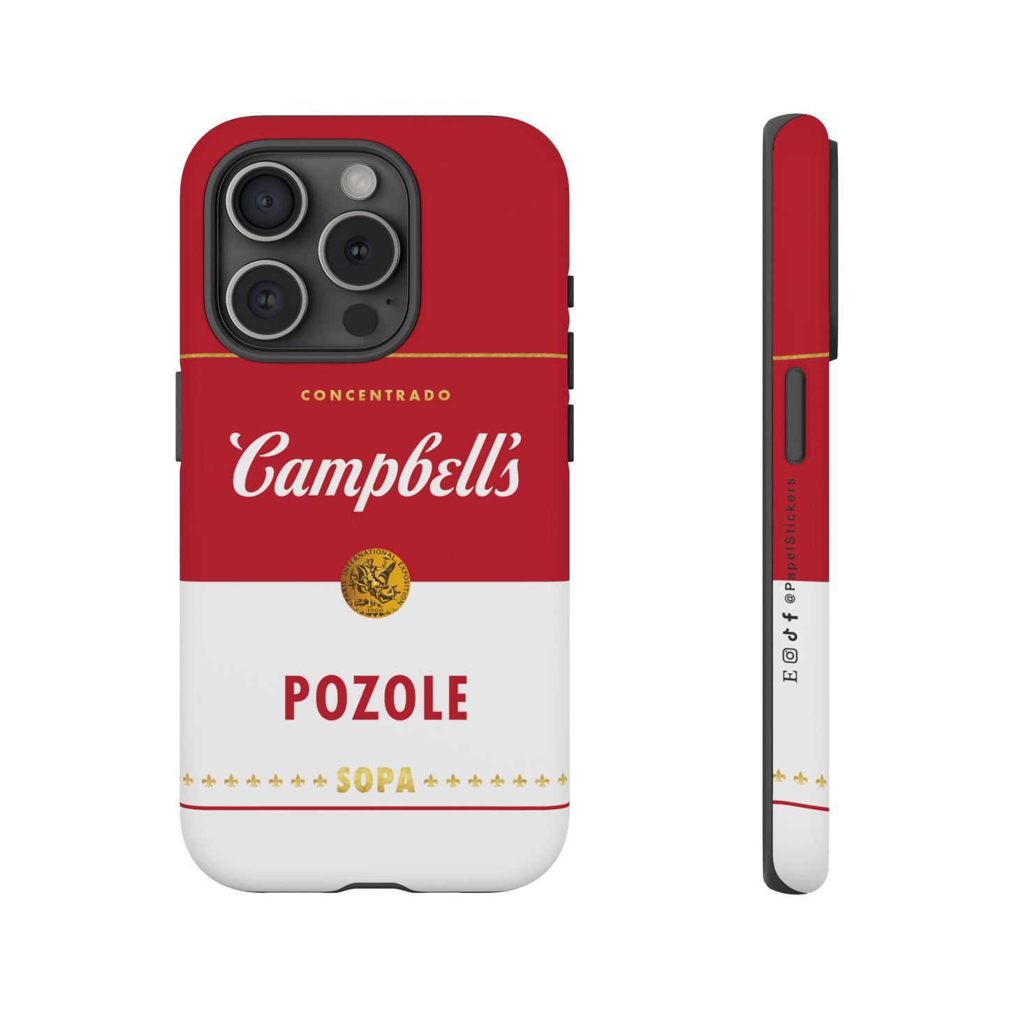 POZOLE RED Can Soup Tough iPhone Cases | iPhone 15, 14, 13, 12-7 | Unique Perfect Mother's Day Gift Wife, Girlfriend, Best Friend