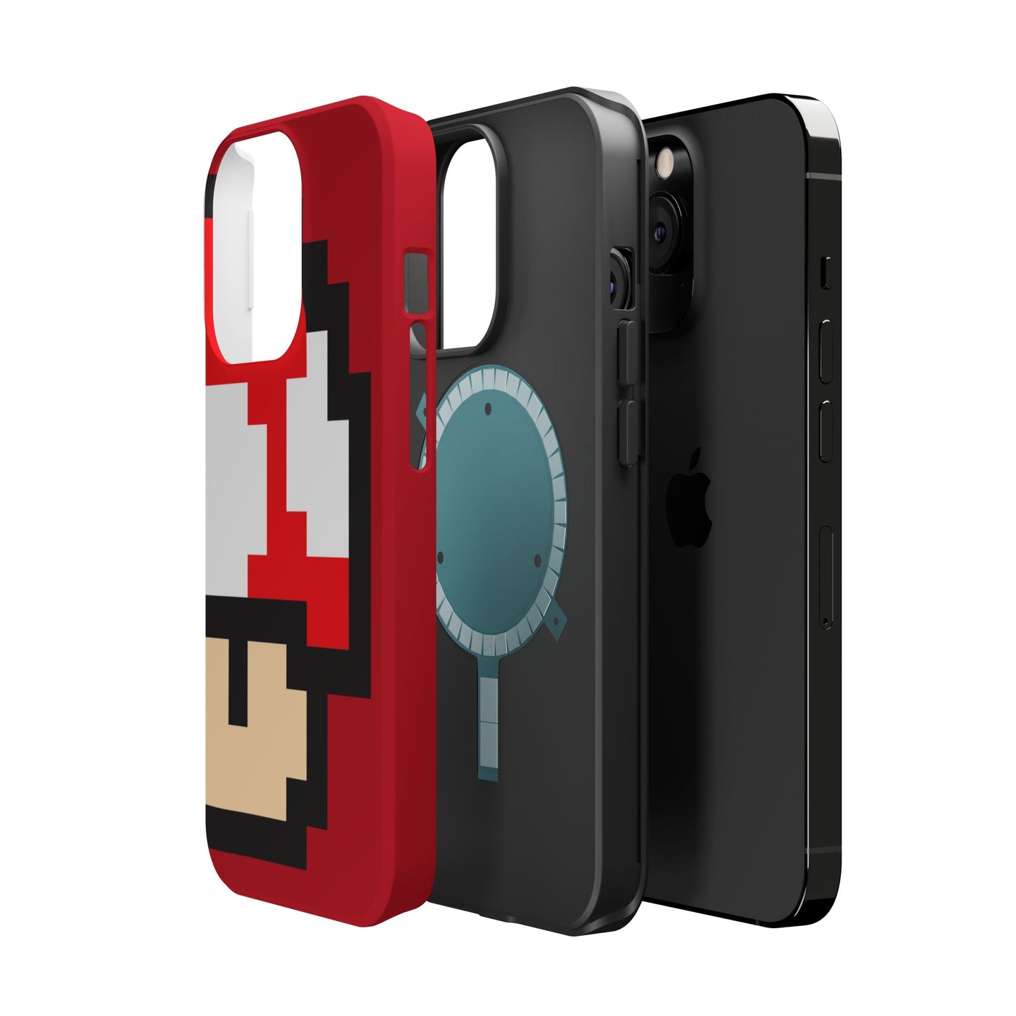 MagSafe Tough Mario Red Case | iPhone 15, 14, 13 | Perfect Unique Valentine's Day Gift for Gamer