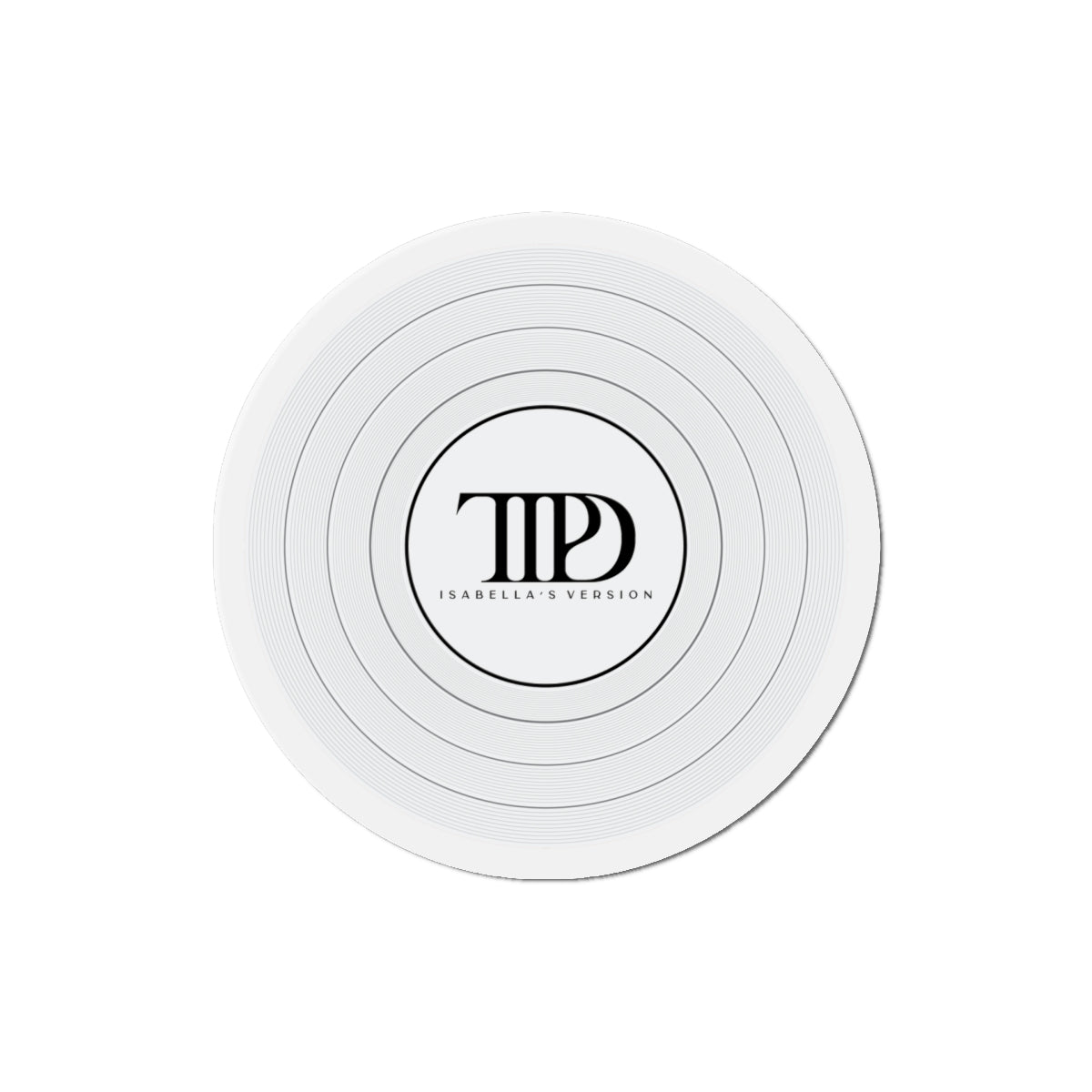 Personalized TTPD Die-Cut Magnets, CUSTOM VERSION's Name | 2", 3", 4", 5" & 6" round | Swiftie Proud Member of the Torture Poets Department