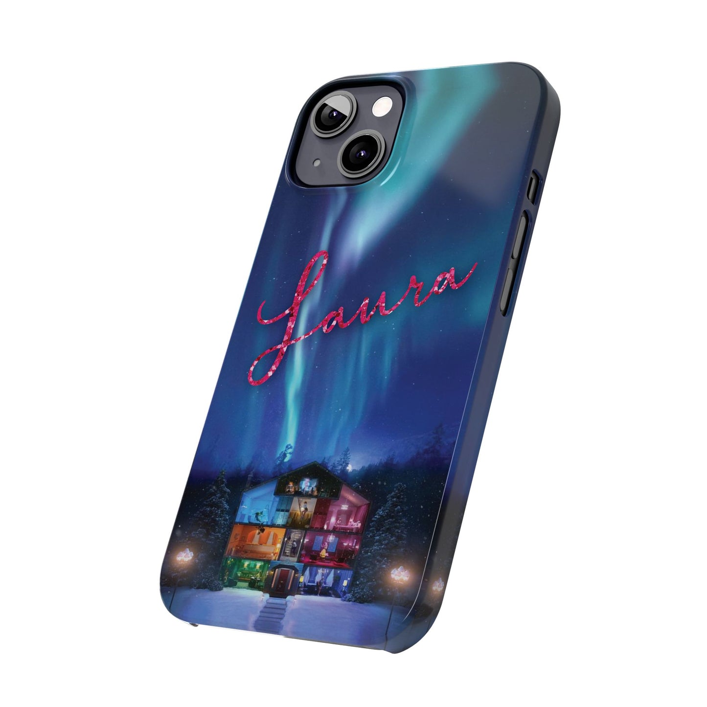 Custom Slim iPhone Cases | LOVER HOUSE Personalized Name | iPhone Mini, Pro, Plus, Pro Max 15 to 7 | Perfect Unique Present Swiftie Fan Gift