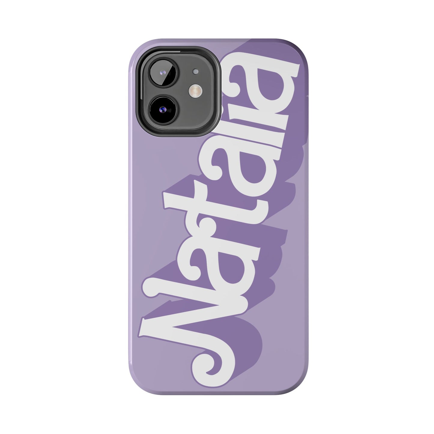 PURPLE TOUGH IPHONE Cases | Supports wireless charging (not for MagSafe) | Personalized Mother's Day Gift for Wife, Sister or Grandmother