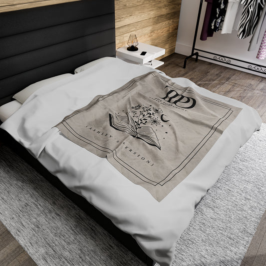 Copy of Personalized TTPD Plush BLANKET, CUSTOM Version's Name | 30x40", 50x60" and 60x80" | Swiftie Proud Member of the Torture Poets Department