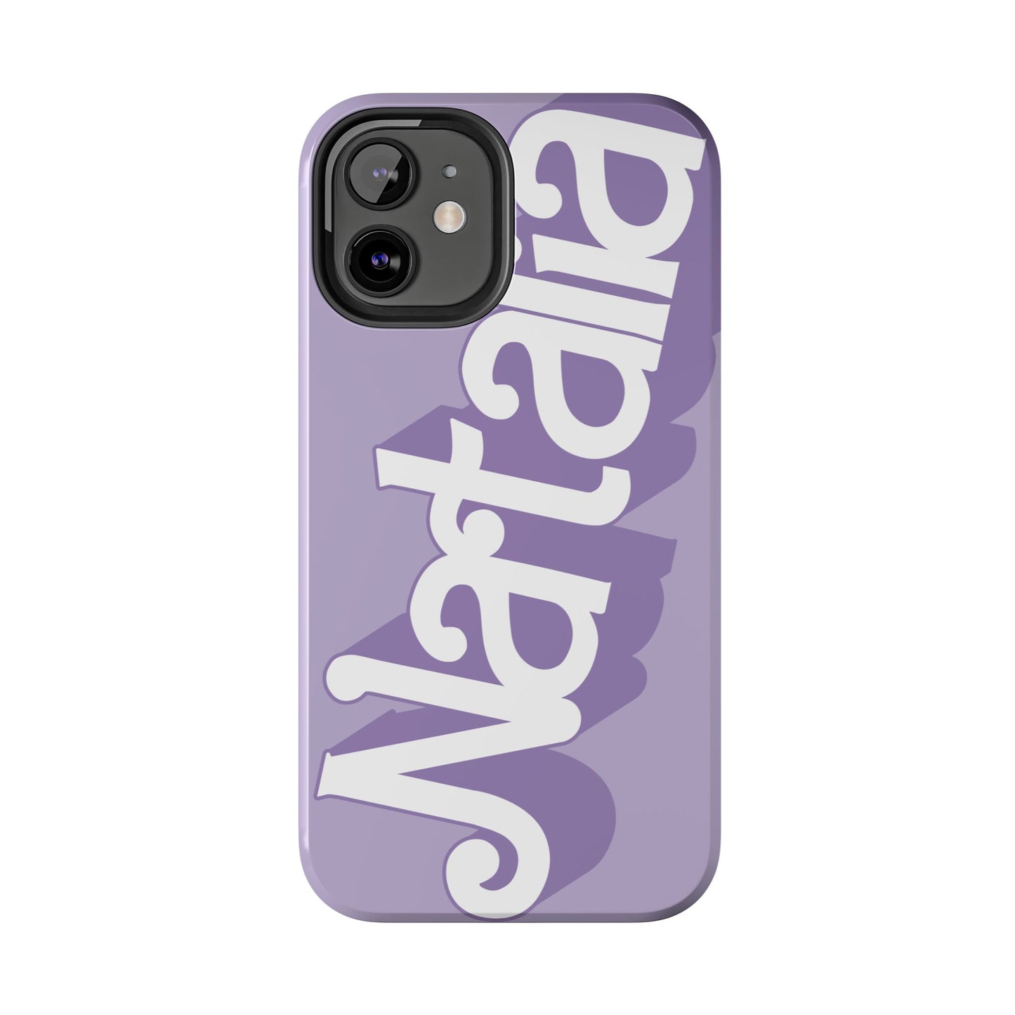 PURPLE TOUGH IPHONE Cases | Supports wireless charging (not for MagSafe) | Personalized Mother's Day Gift for Wife, Sister or Grandmother