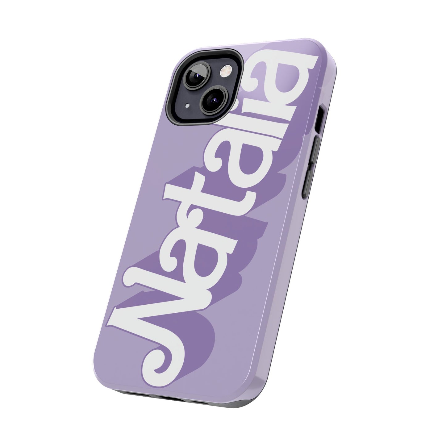 PURPLE TOUGH IPHONE Cases | Supports wireless charging (not for MagSafe) | Personalized Mother's Day Gift for Wife, Sister or Grandmother