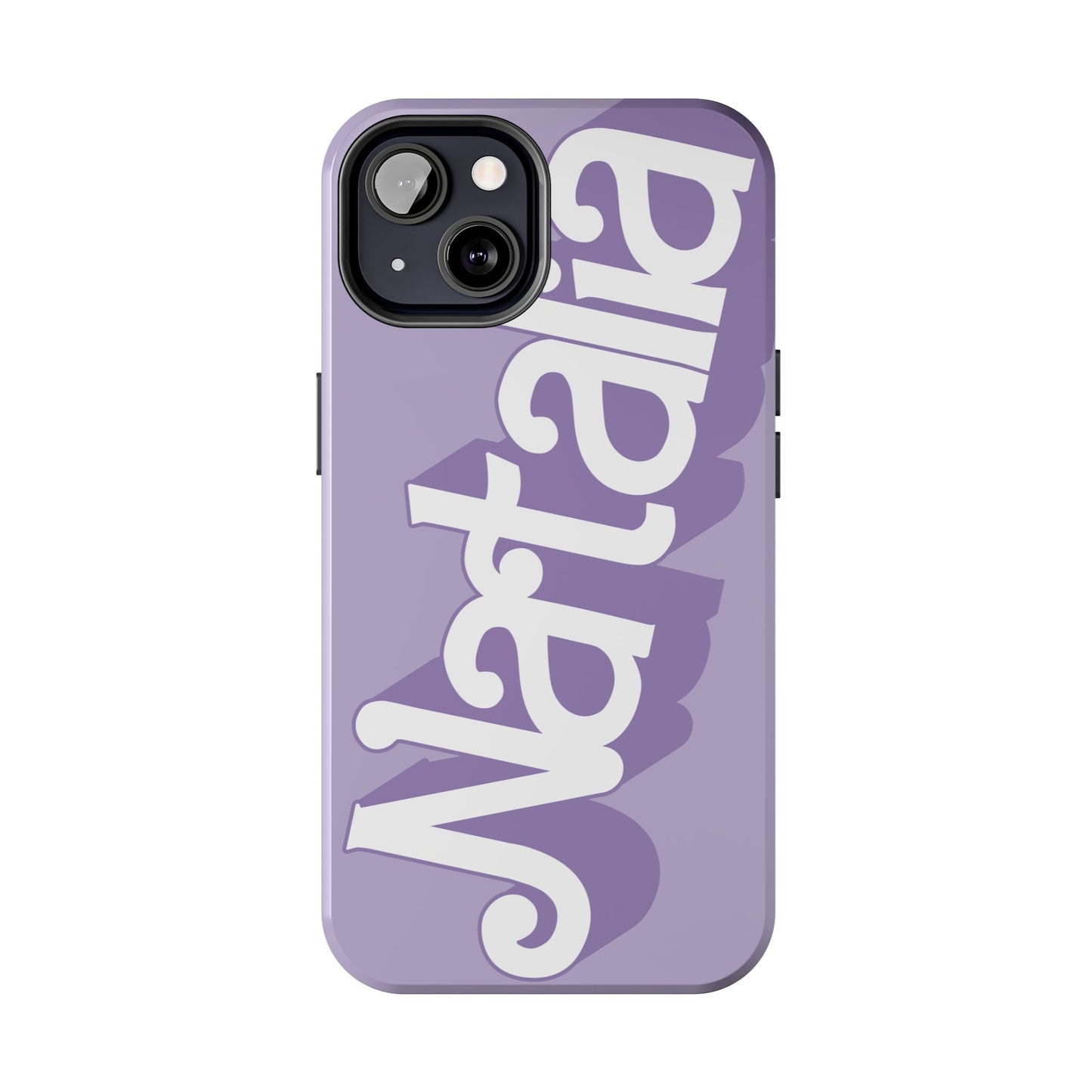 PURPLE TOUGH IPHONE Cases | Supports wireless charging (not for MagSafe) | Personalized Mother's Day Gift for Wife, Sister or Grandmother