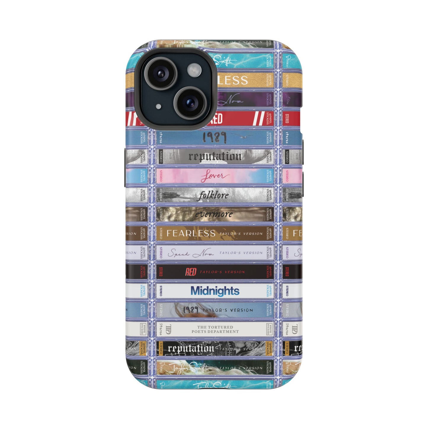 ERAS CASSETTES MagSafe Tough Cases | Includes Taylor's Version | iPhone Plus Pro Max 15, 14, 13 | Perfect Unique Present Swiftie Fan Gift