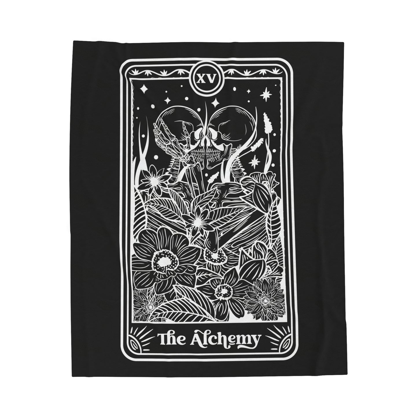 The ALCHEMY, Black Plush BLANKET Track 15 | 30x40", 50x60" and 60x80" | Swiftie Proud Member of the Torture Poets Department