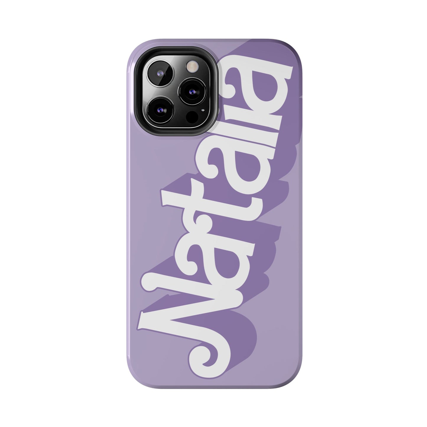 PURPLE TOUGH IPHONE Cases | Supports wireless charging (not for MagSafe) | Personalized Mother's Day Gift for Wife, Sister or Grandmother